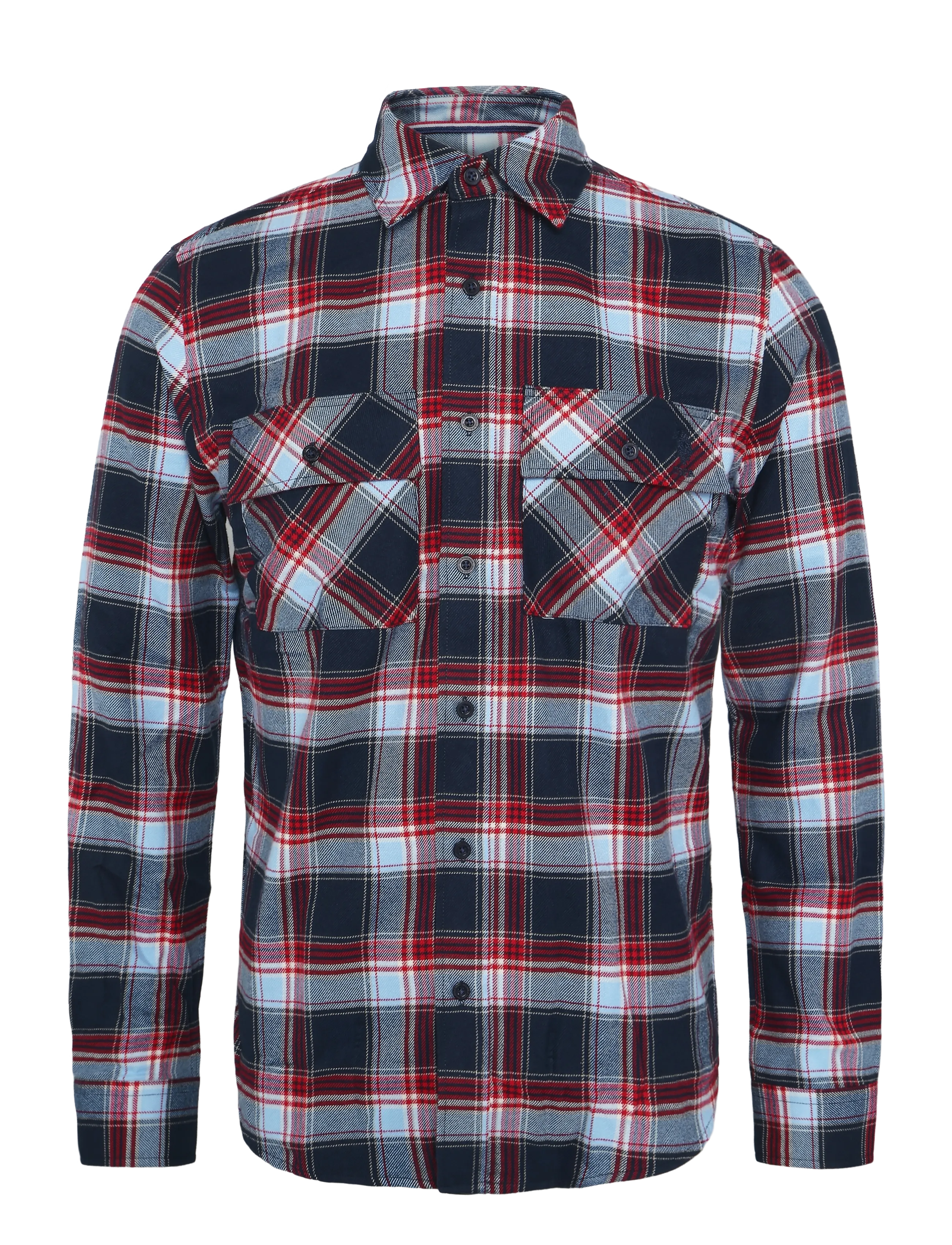 U.S. Polo Assn. UMDARRYL SHIRT LS WVN - Skjortor - PLACID BLUE / navy