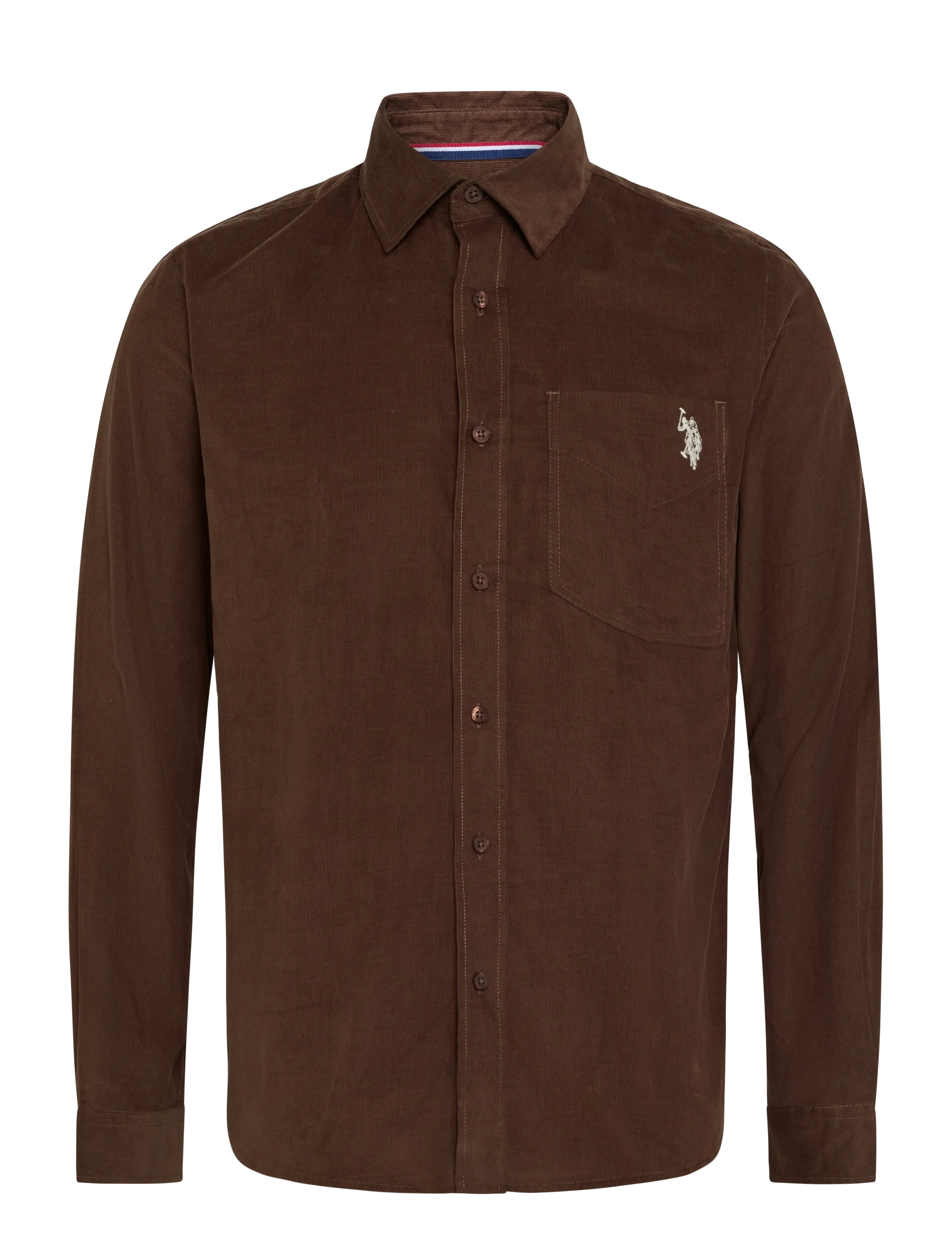 U.S. Polo Assn. - UMDAREN SHIRT LS WVN - cordhemden - chestnut - 0