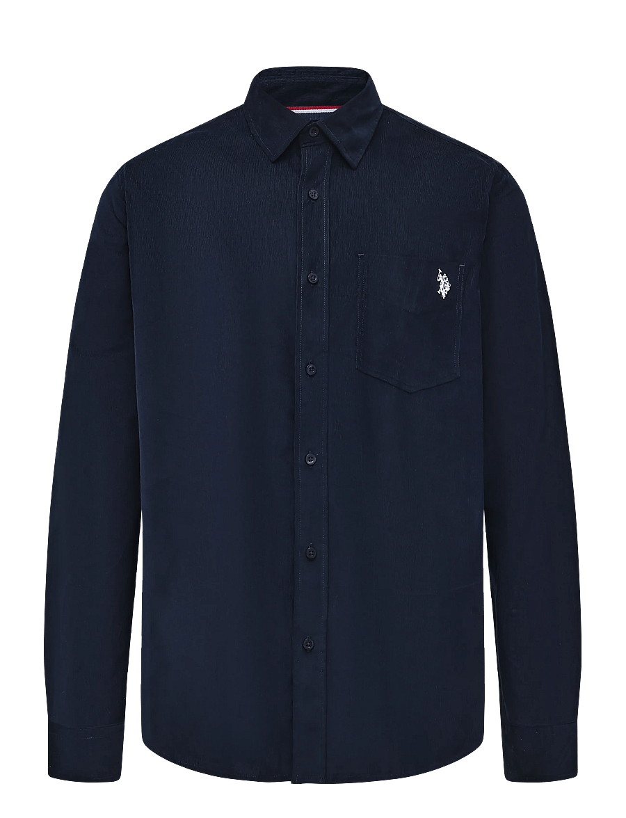 U.S. Polo Assn. - UMDAREN SHIRT LS WVN - cordhemden - dark sapphire - 0