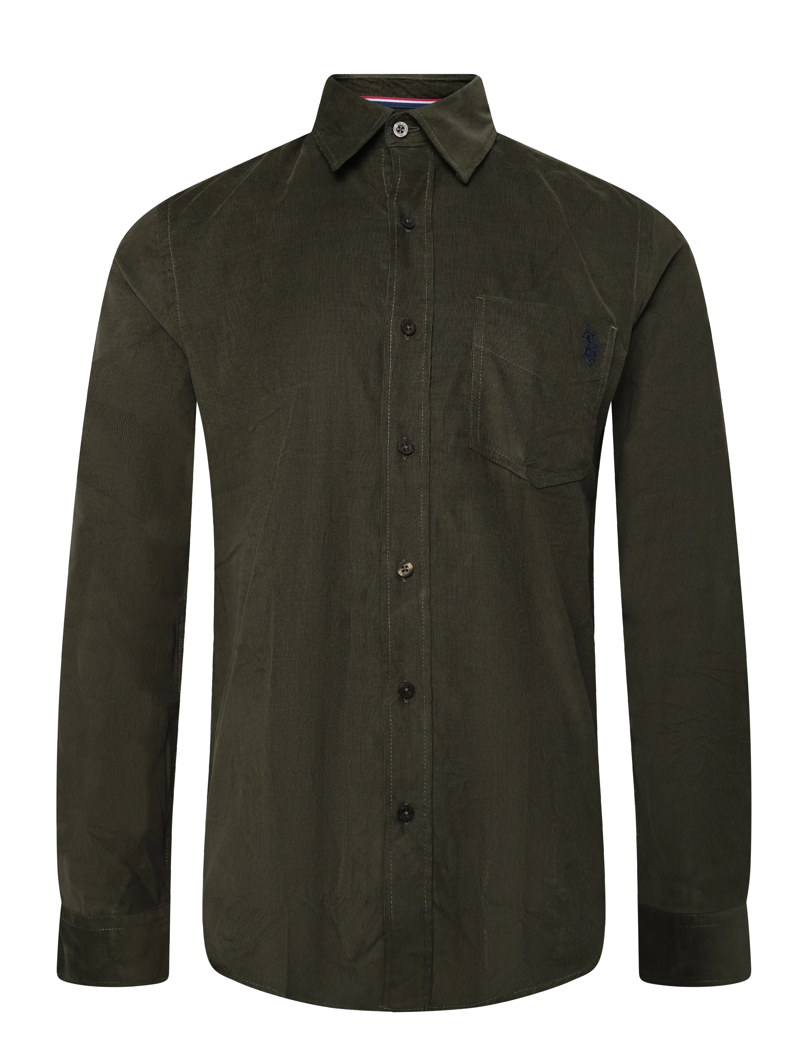 U.S. Polo Assn. UMDAREN SHIRT LS WVN - Hemden - FOREST NIGHT / green