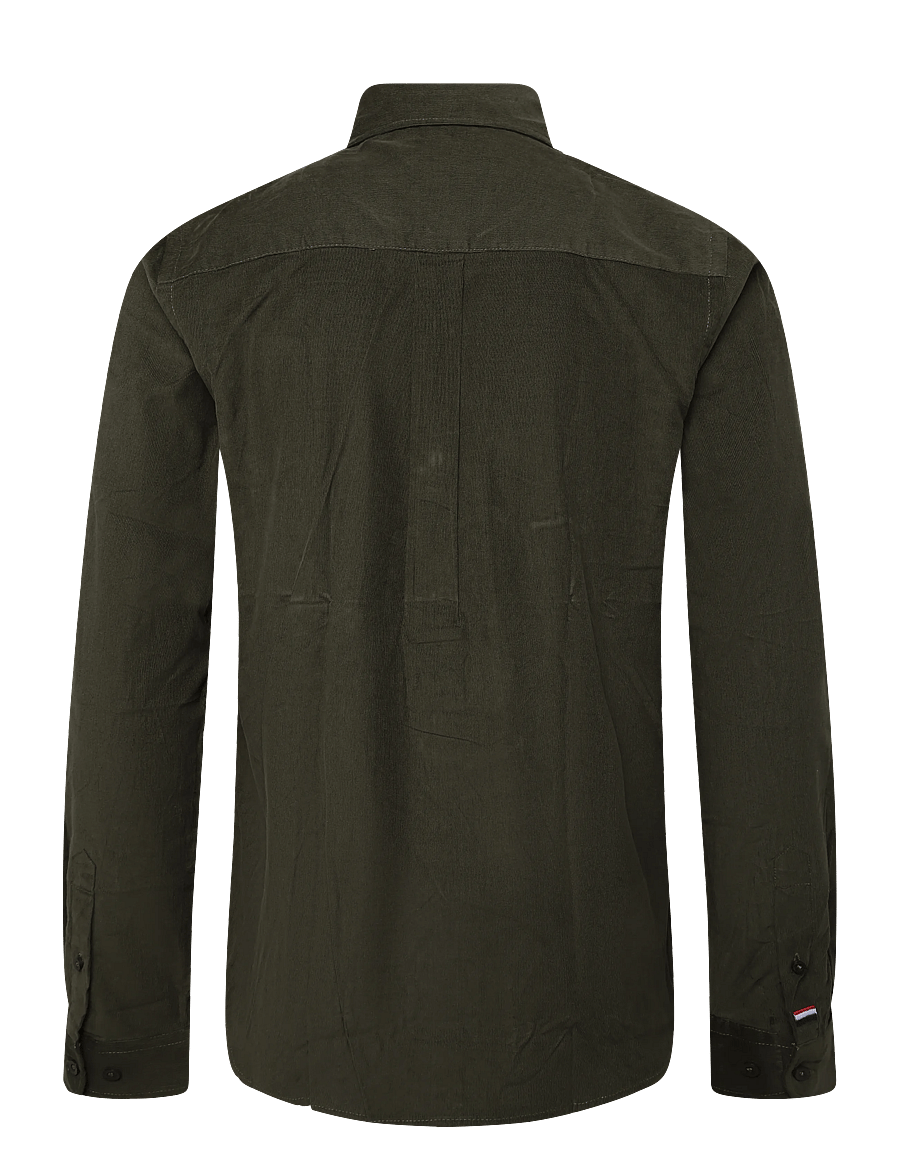 U.S. Polo Assn. - UMDAREN SHIRT LS WVN - cordhemden - forest night - 1