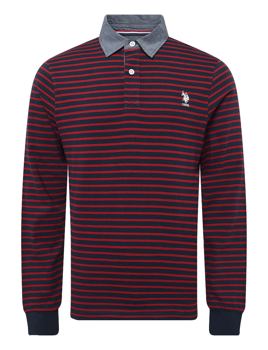 U.S. Polo Assn. - UMDEX POLO LS JRS - langärmelige strick-polohemden - dark sapphire - 0