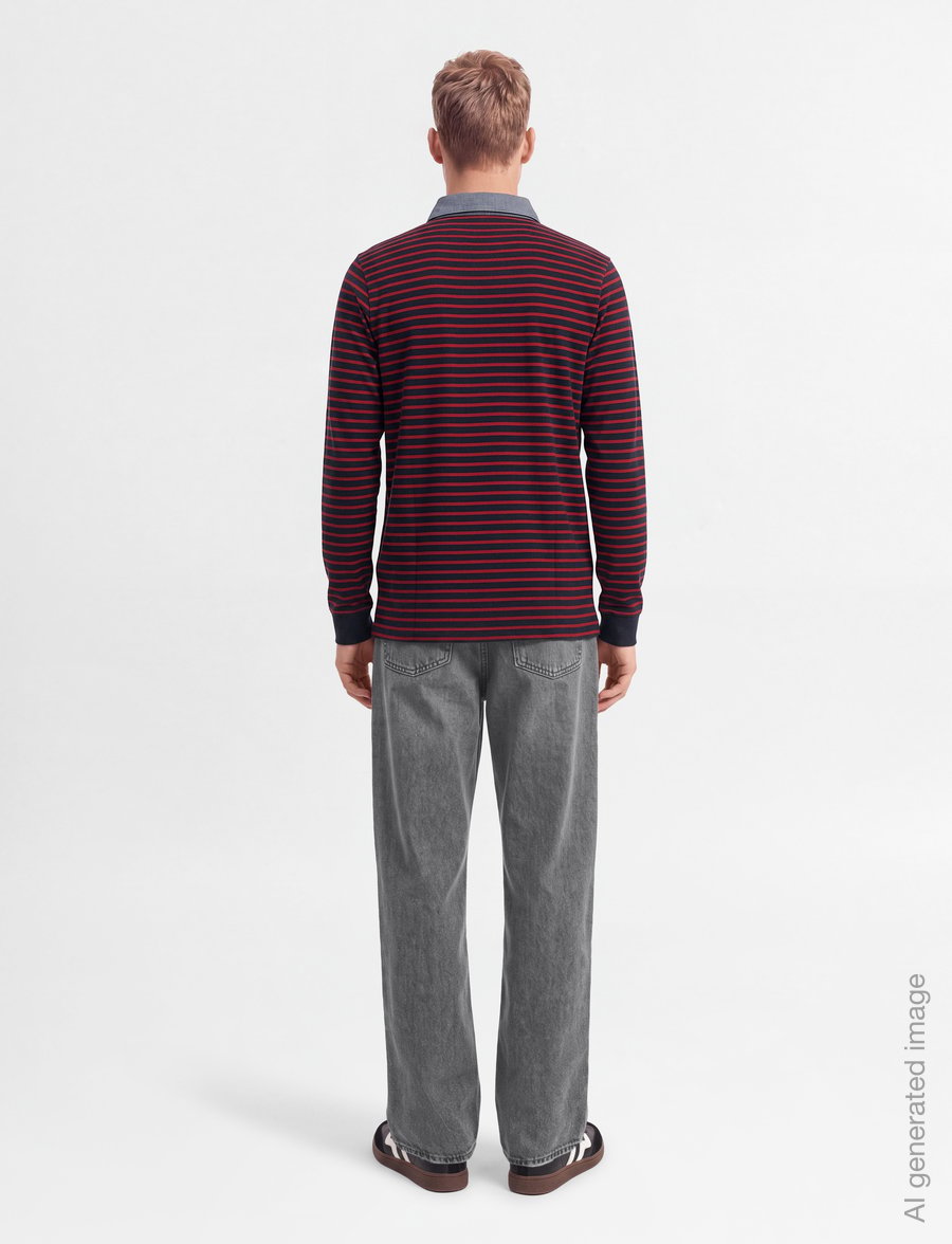 U.S. Polo Assn. - UMDEX POLO LS JRS - langærmede poloer - dark sapphire - 4