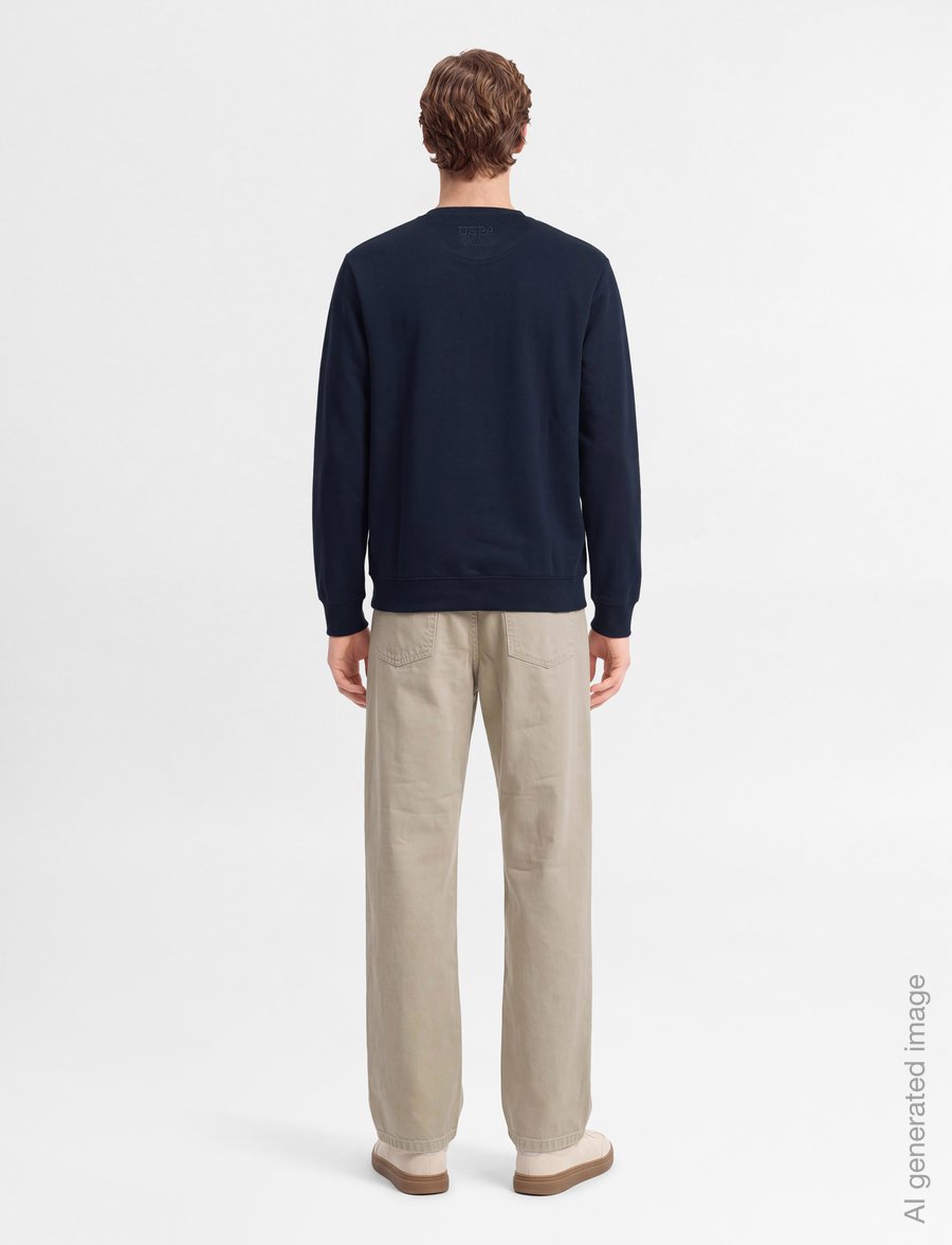 U.S. Polo Assn. - UMDIEGO TOP O-NECK SWT - sweatshirts - dark sapphire - 4