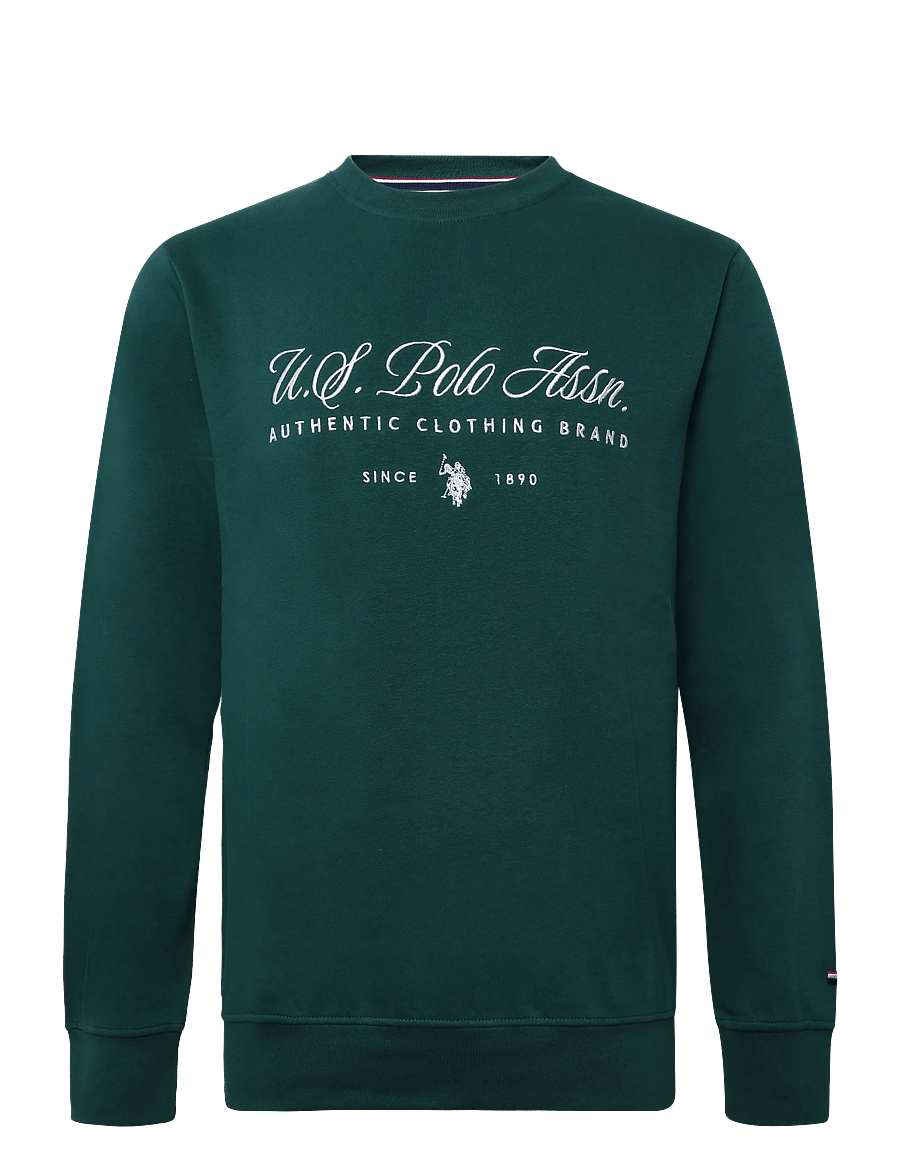 U.S. Polo Assn. - UMDIEGO TOP O-NECK SWT - sweatshirts - rain forest - 0
