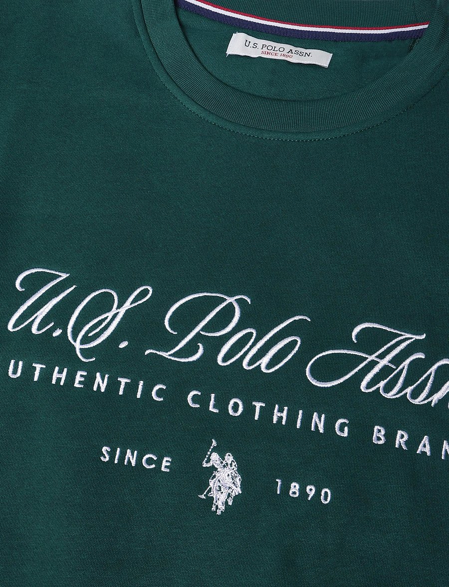 U.S. Polo Assn. - UMDIEGO TOP O-NECK SWT - sweatshirts - rain forest - 2