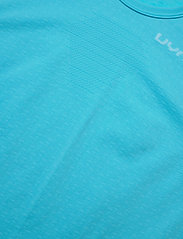 UYN - LADY RUNNING AIRSTREAM OUTWEAR SHIRT SHORT SLEEVE - t-shirts - blue atoll - 3