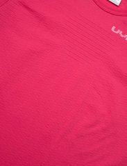 UYN - LADY RUNNING AIRSTREAM OUTWEAR SHIRT SHORT SLEEVE - t-shirts - rose red - 3