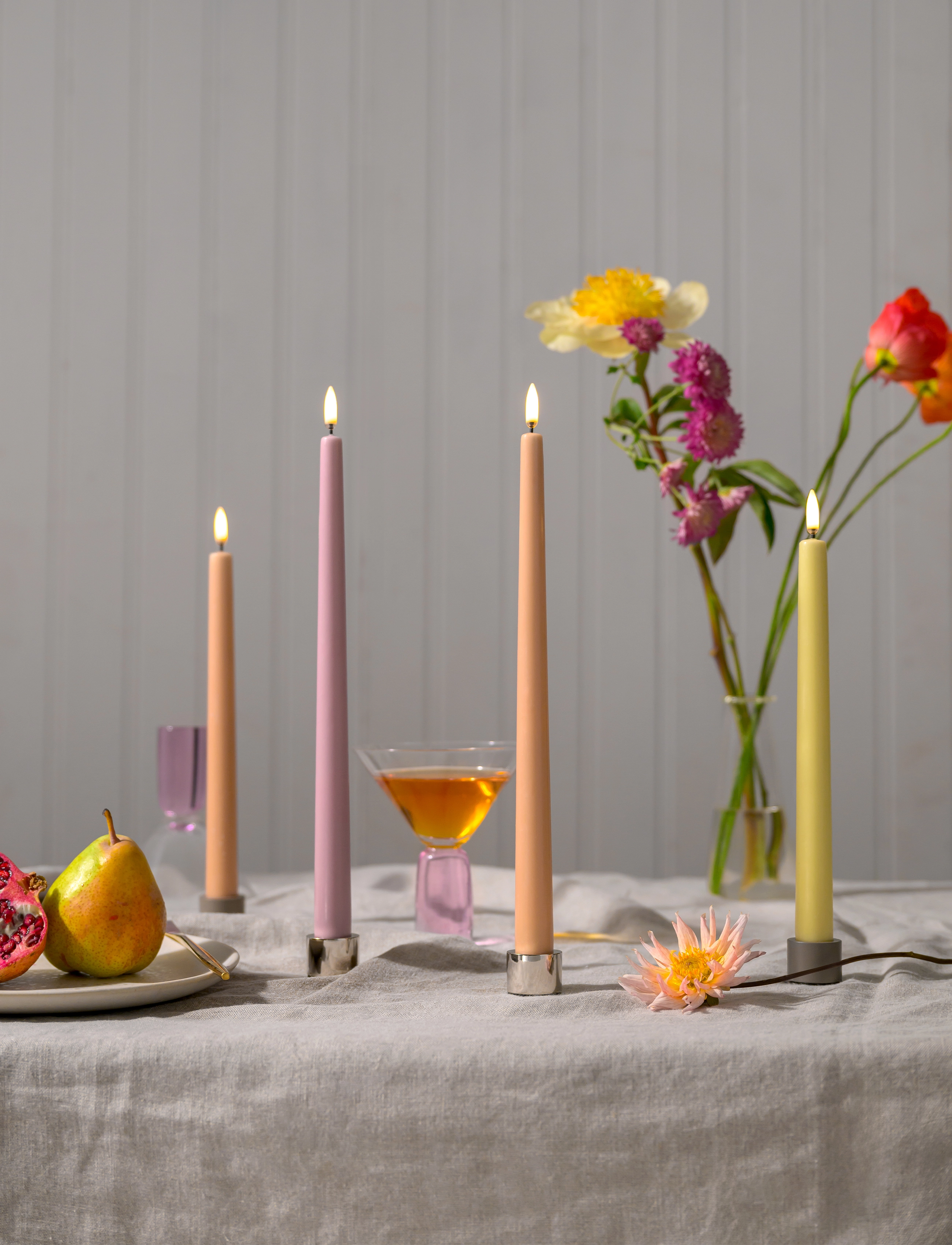 UYUNI Lighting - Light Candle holder taper - fyrfadsstager - chrome - 2