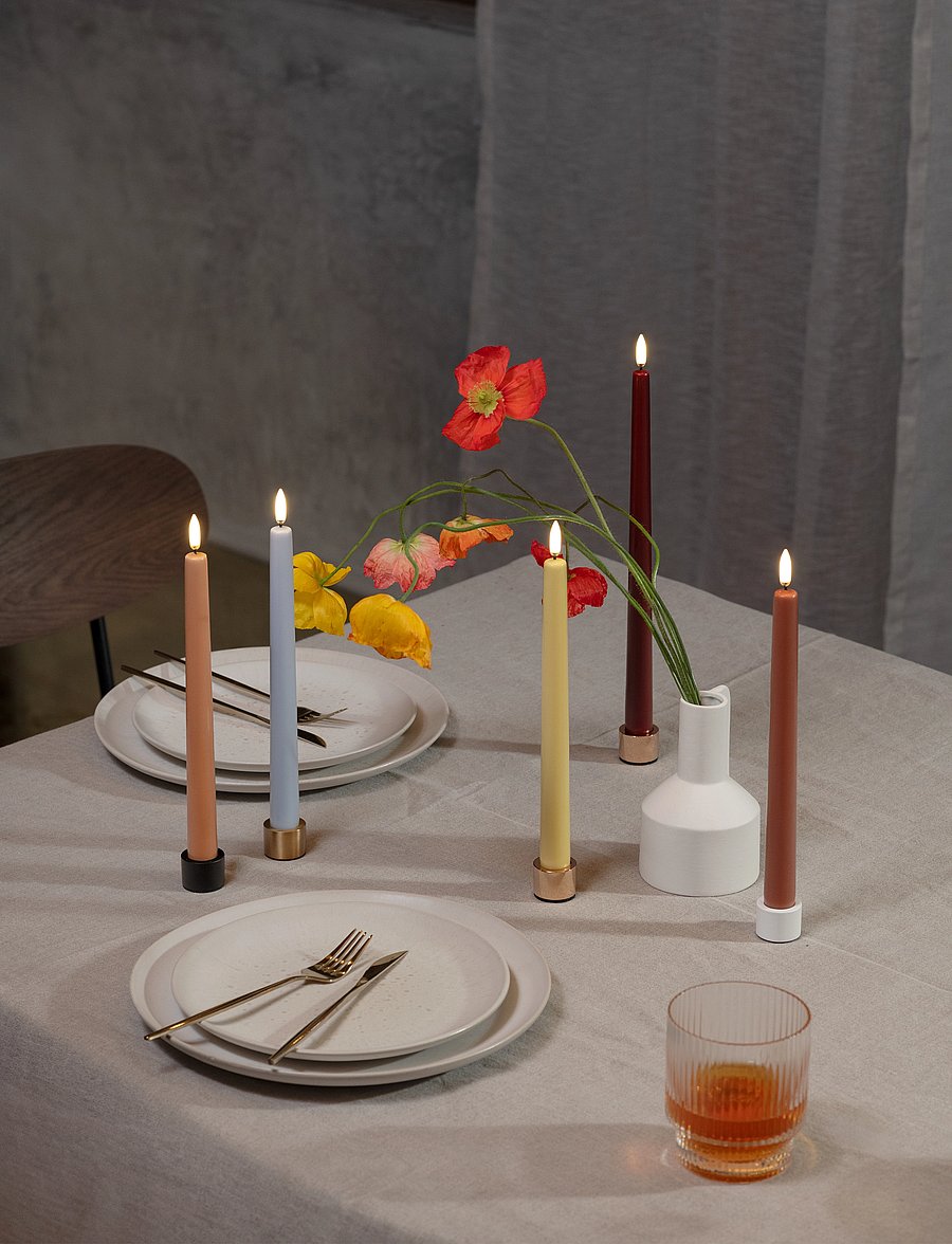 UYUNI Lighting - Light Candleholder taper - teeküünlahoidjad - matte brass - 0