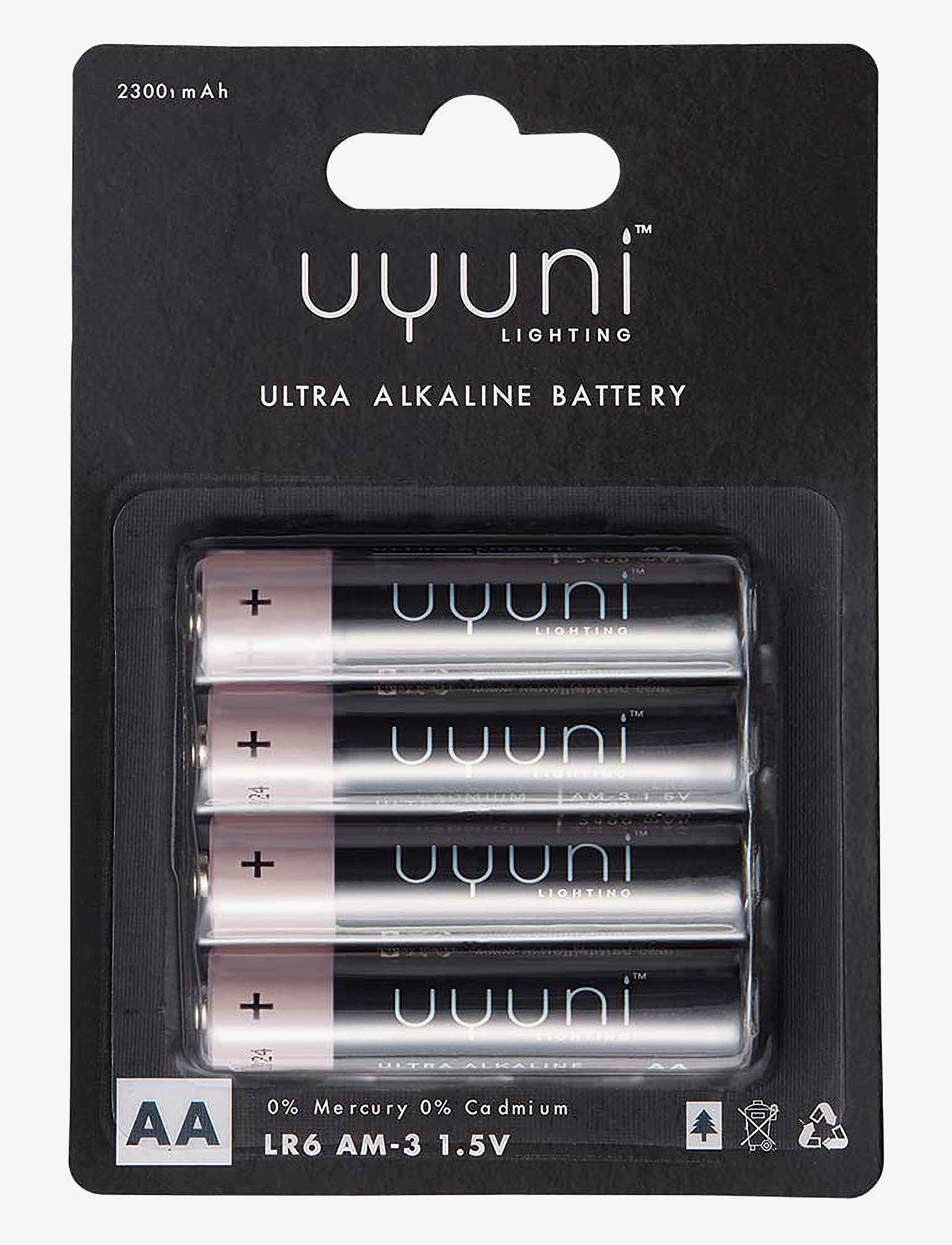UYUNI Lighting Aa Battery, 1,5V, 2300Mah, 4-Pack, AA, Home Electronics, Mehrfarbig/gemustert - Batteries, Homeware
