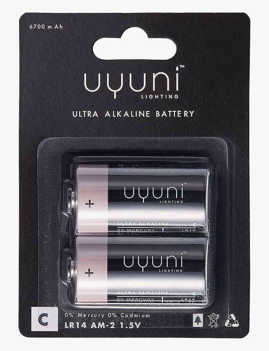 UYUNI Lighting - C Battery, 1,5V, 6700 mAh, 2-pack - batterien - black - 0