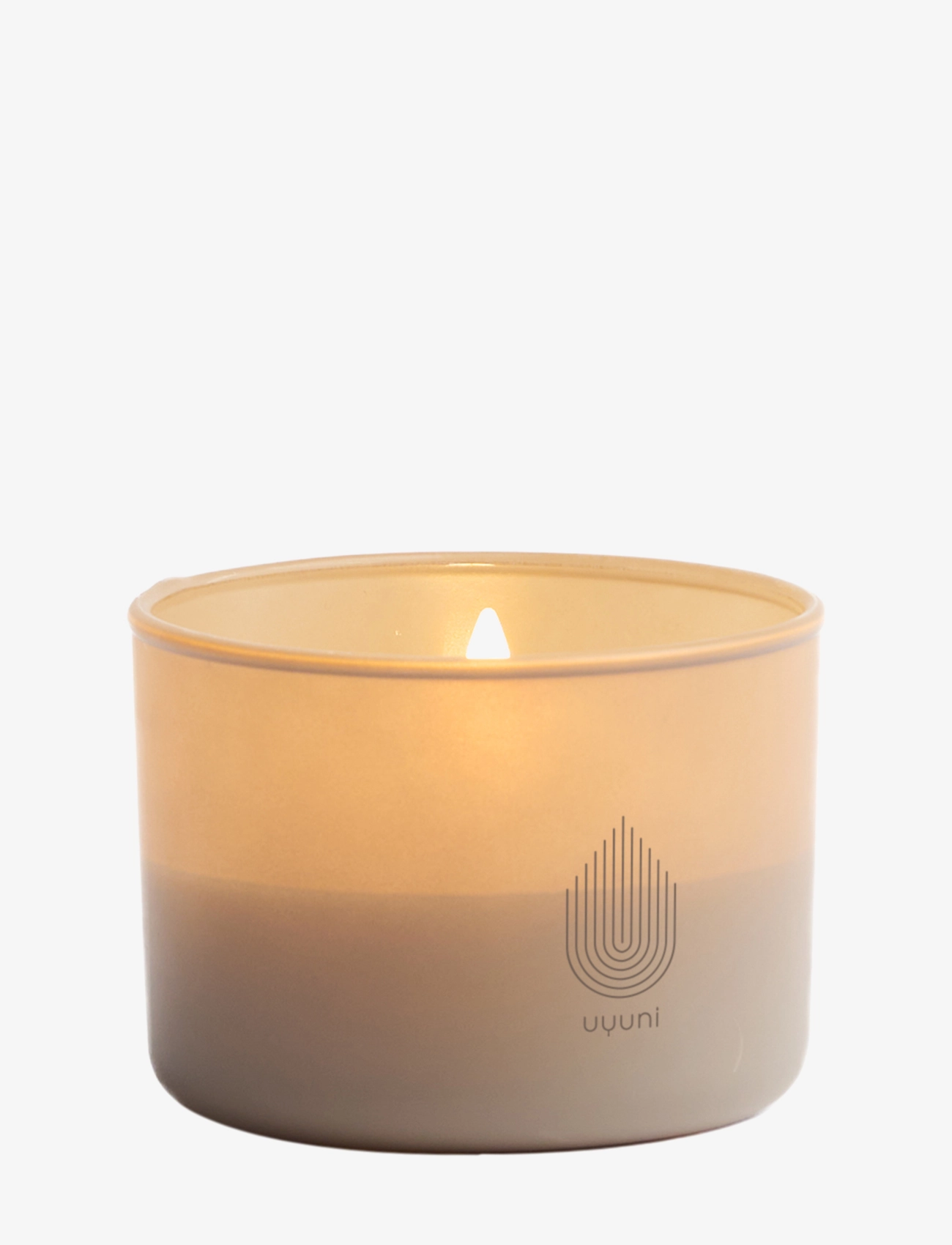 UYUNI Lighting Glass Candle, Scented Candles, Beige, Str: H6CM