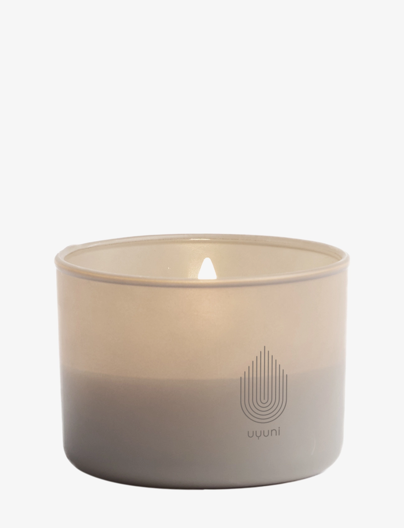 UYUNI Lighting Glass Candle, Sandstone, Scented Candles, Grå, Str: H6CM