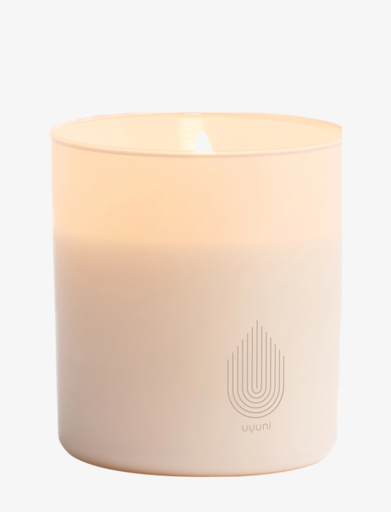 UYUNI Lighting Glass Candle - Stearinlys - VANILLA / beige