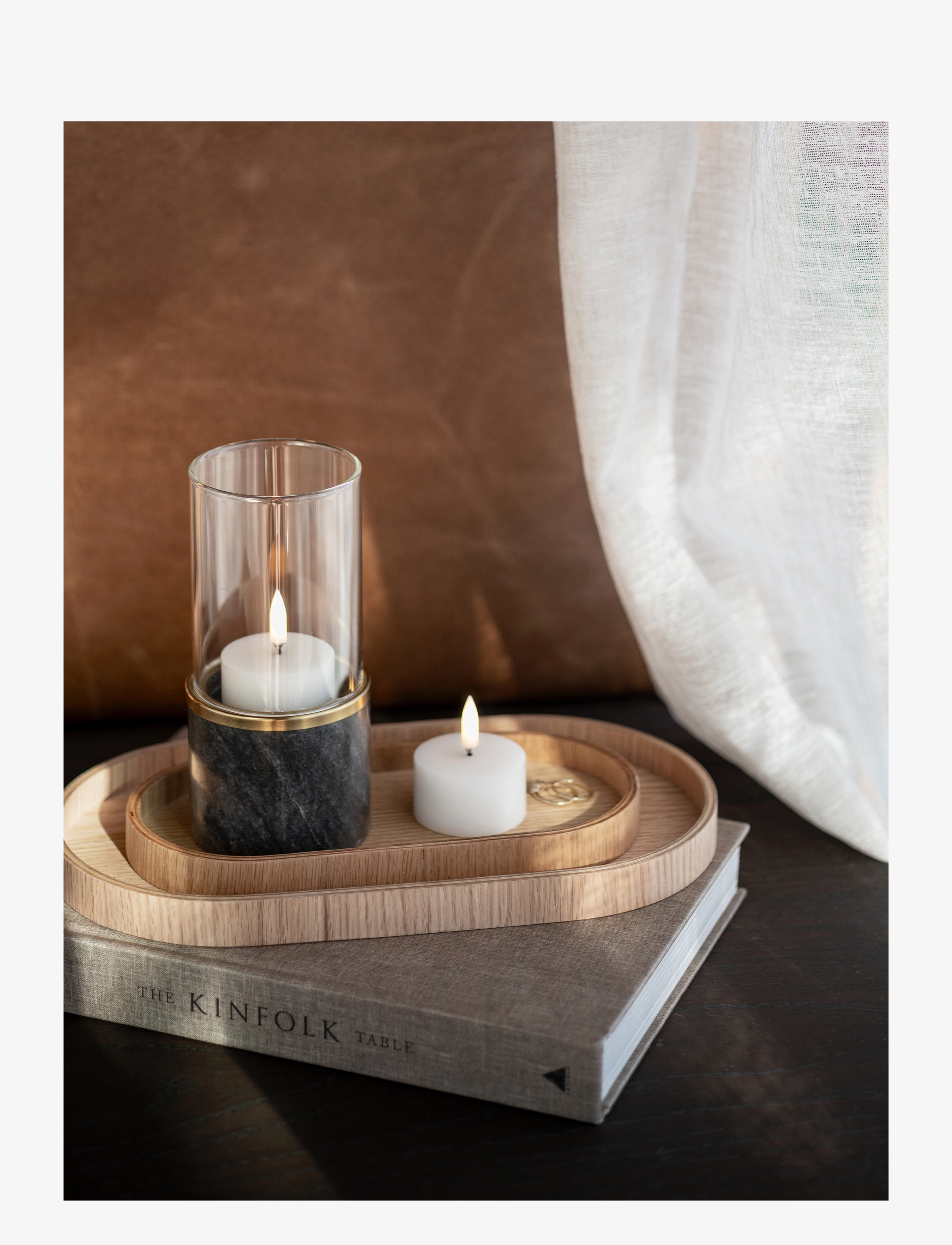 UYUNI Lighting - LED Pillar candle - laternen - nordic white - 2