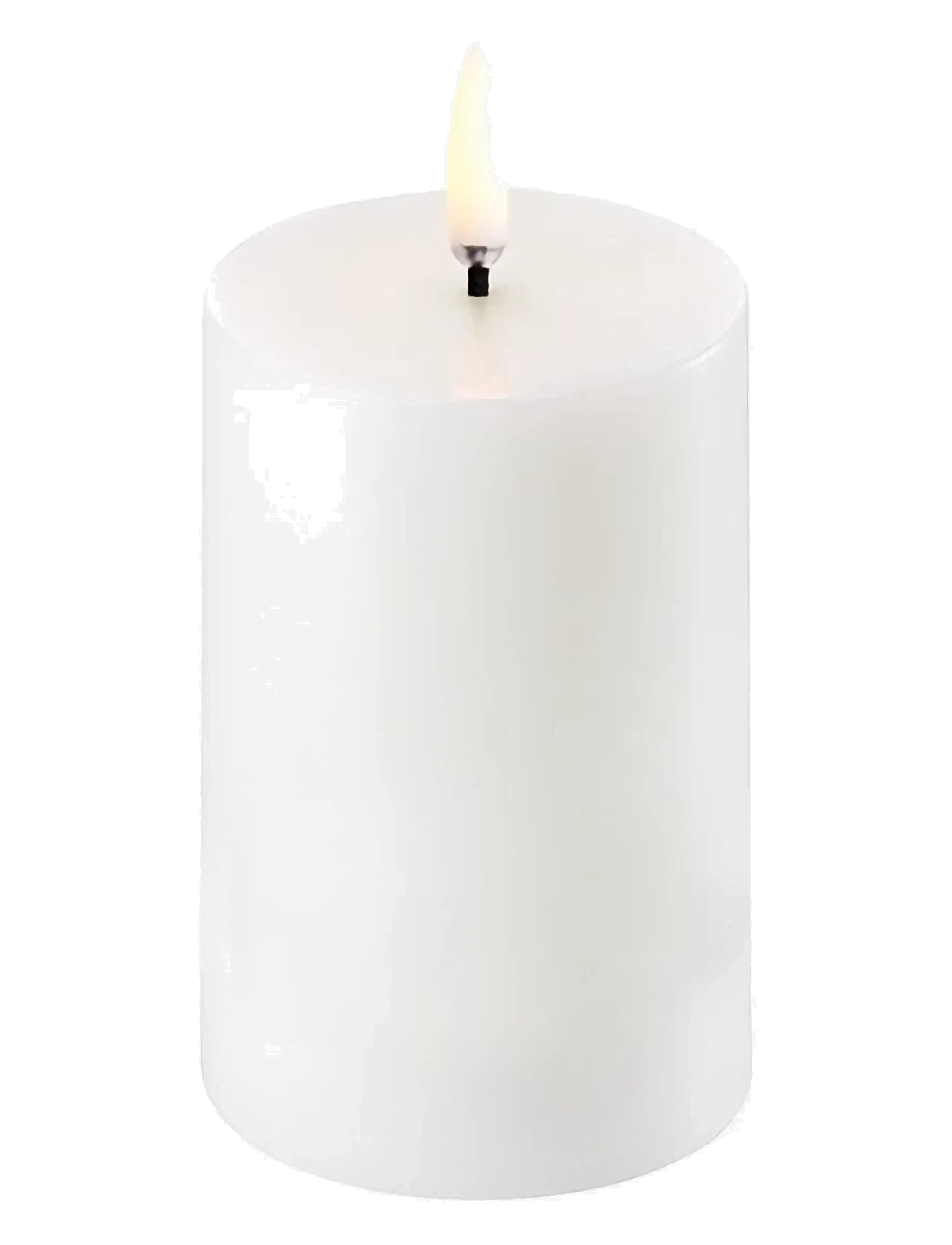 UYUNI Lighting Pillar Led Candle, LED-lys, Hvid, Str: H7.5CM