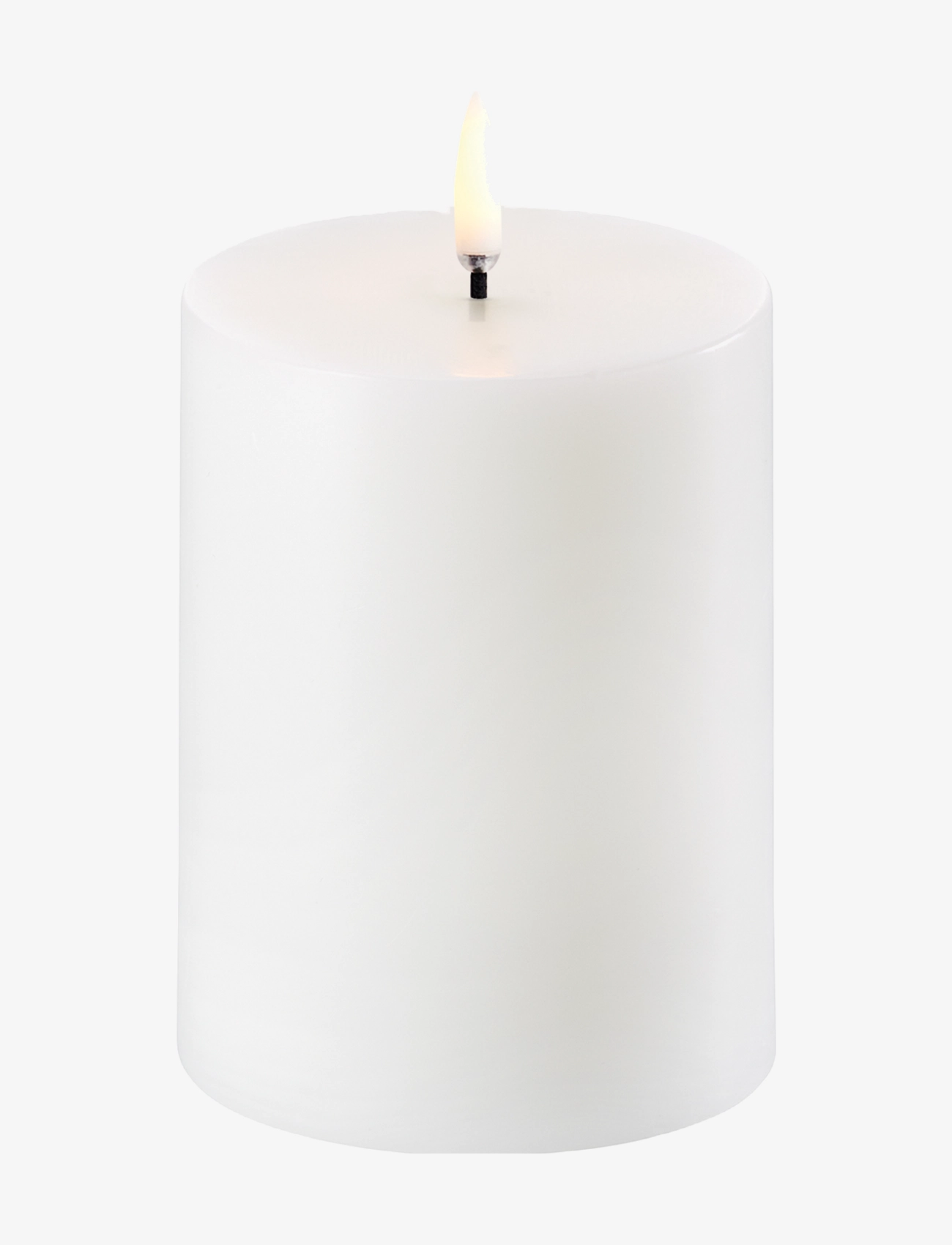 UYUNI Lighting Pillar Led Candle, LED-lys, Hvid, Str: H10CM