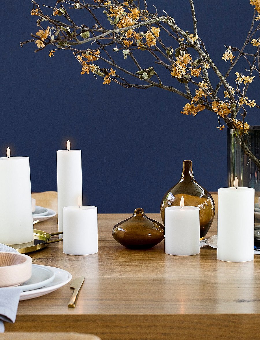 UYUNI Lighting - Pillar LED Candle - nordic white - 0
