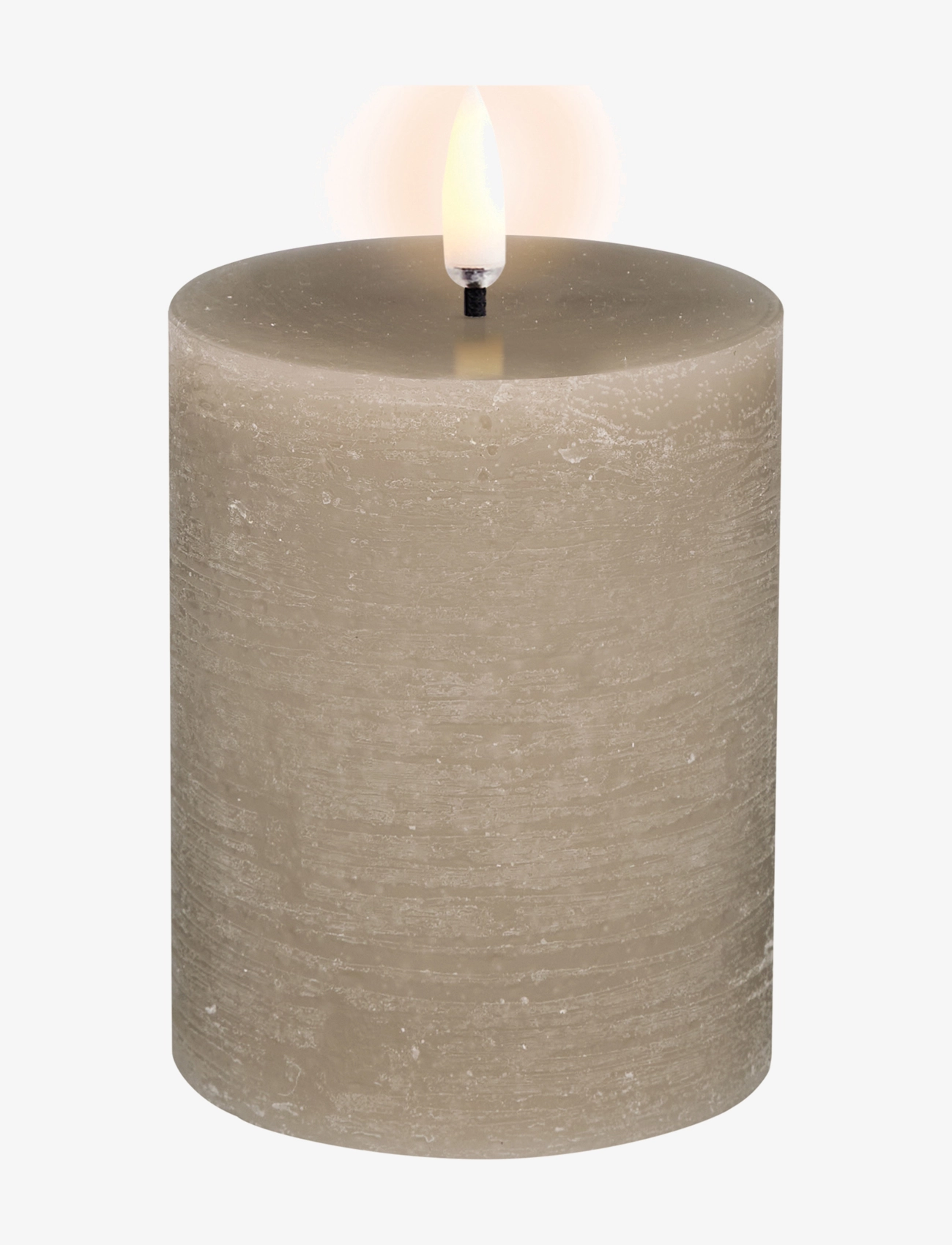 UYUNI Lighting Led Pillar Candle, LED-lys, Beige, Str: H10CM