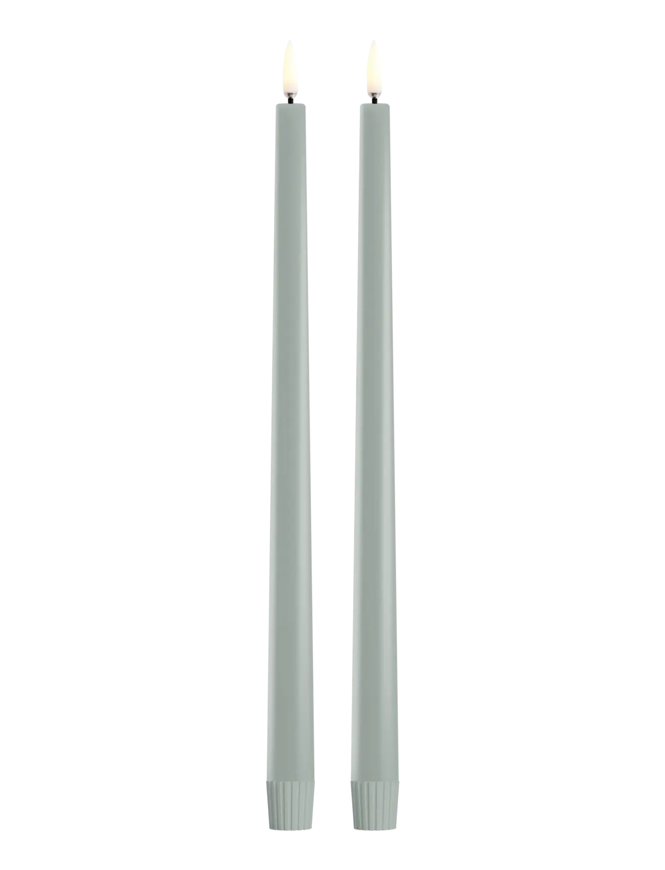 UYUNI Lighting Taper Candle Soft-Fit Cap W2,3 H32, LED-lys, Grøn, Str: H32CM