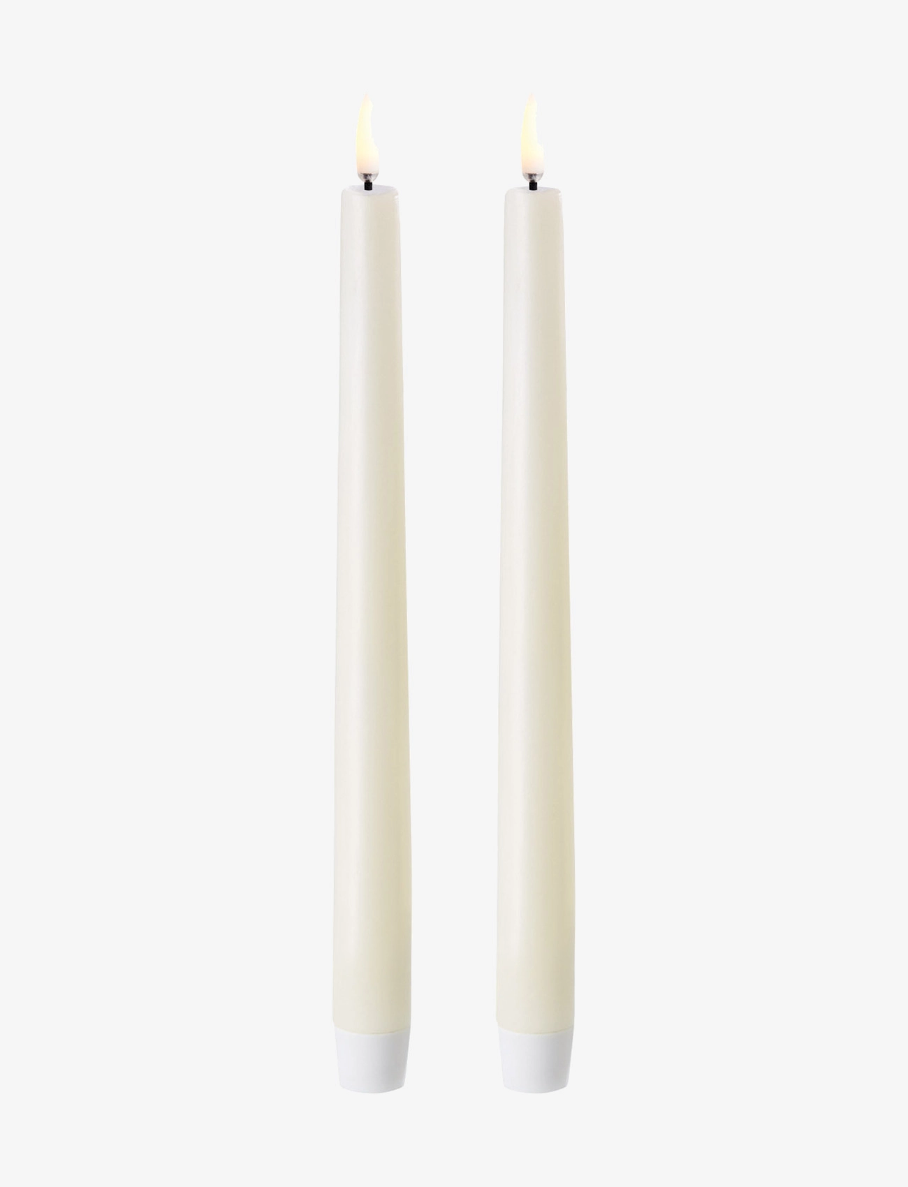 UYUNI Lighting Pillar Led Candle, LED-lys, Hvid, Str: H25CM