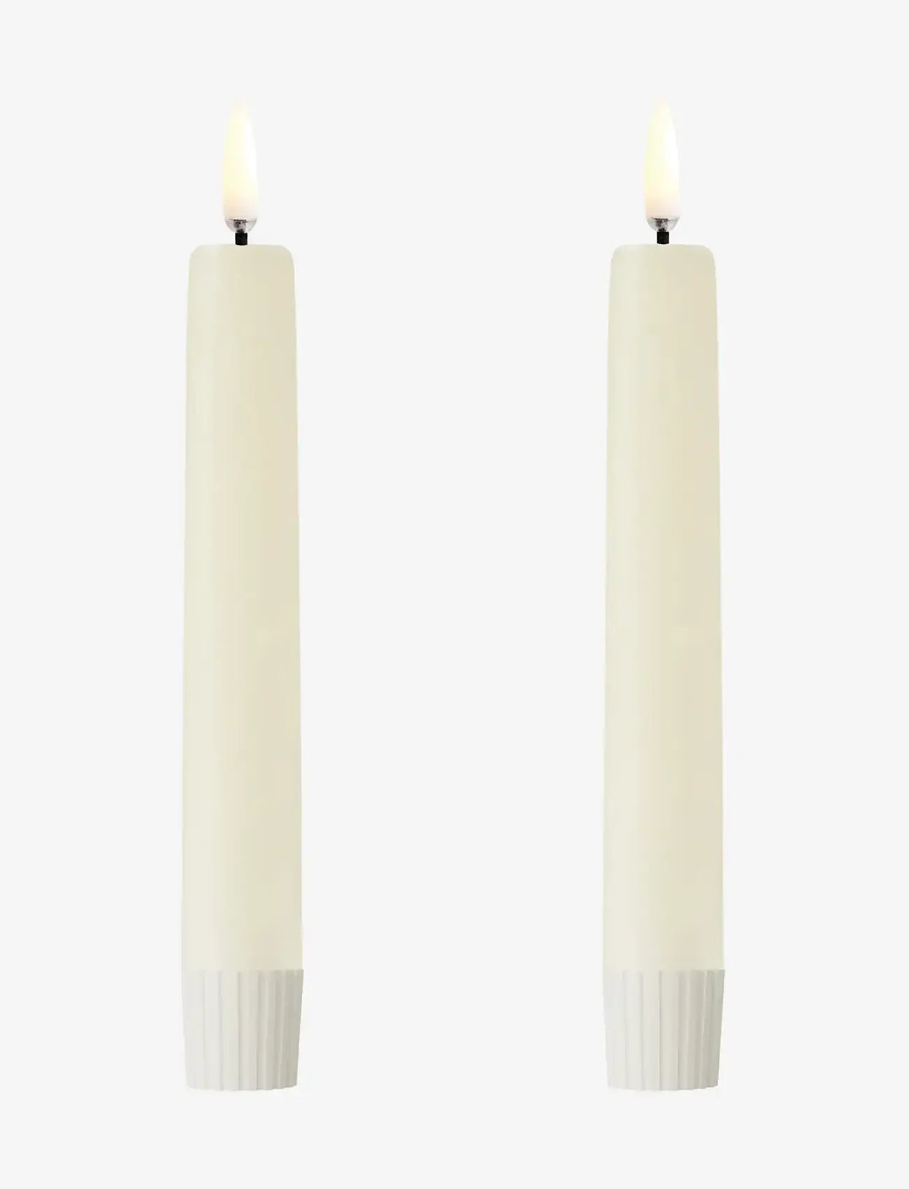 UYUNI Lighting - Taper Candle Soft-fit Cap W2,3 H15 - led candles - ivory - 1