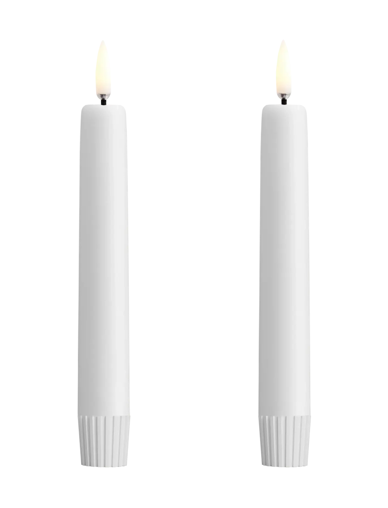 UYUNI Lighting Taper Led Candle, LED-lys, Hvid, Str: H16.4CM