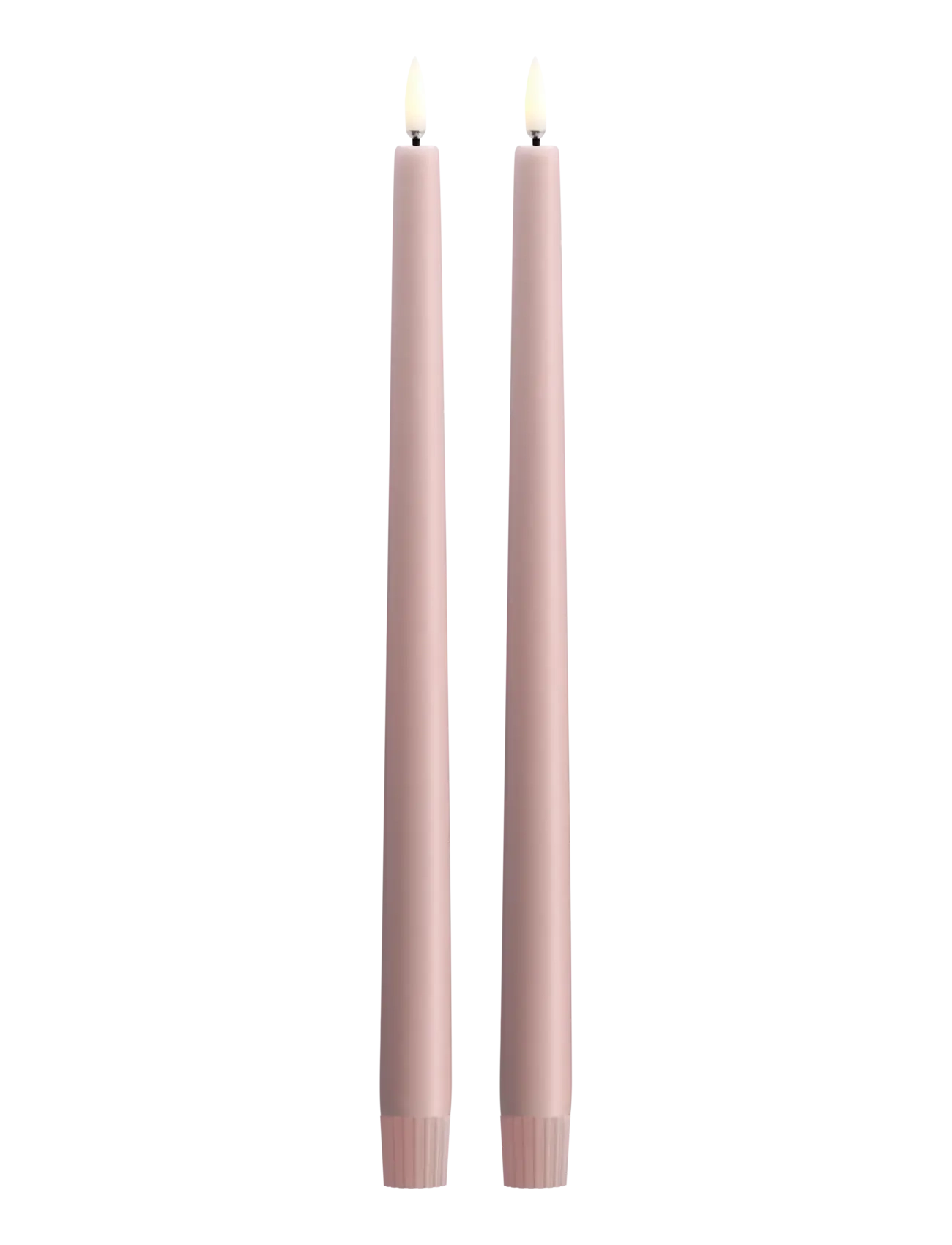 UYUNI Lighting Taper Led Candle, LED-lys, Pink, Str: H32CM
