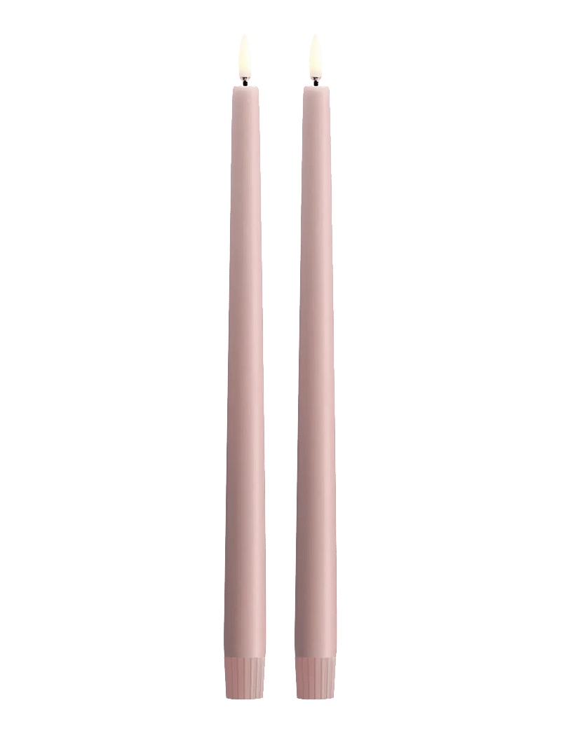 UYUNI Lighting - Taper LED Candle - led kerzen - rose powder - 1
