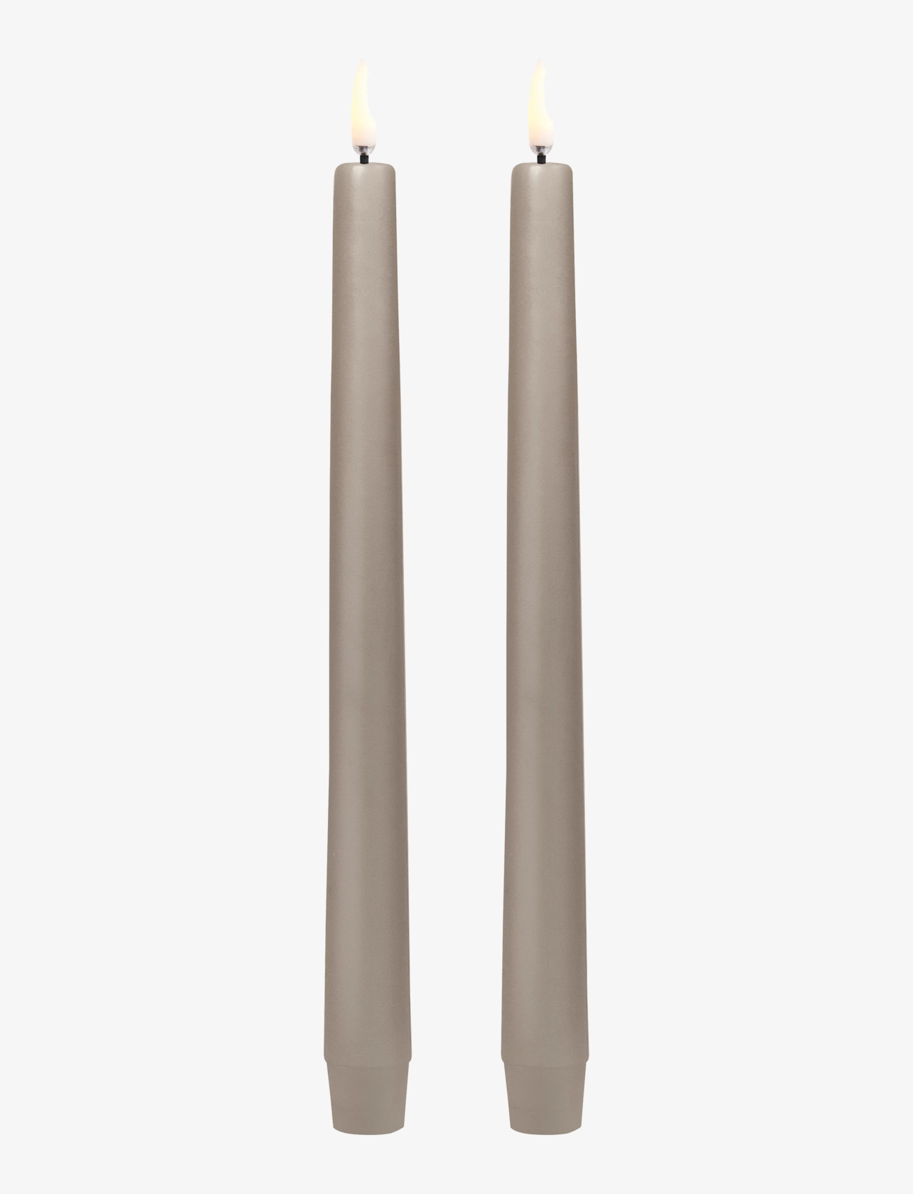UYUNI Lighting Led Taper Candle, LED-lys, Beige, Str: H25CM