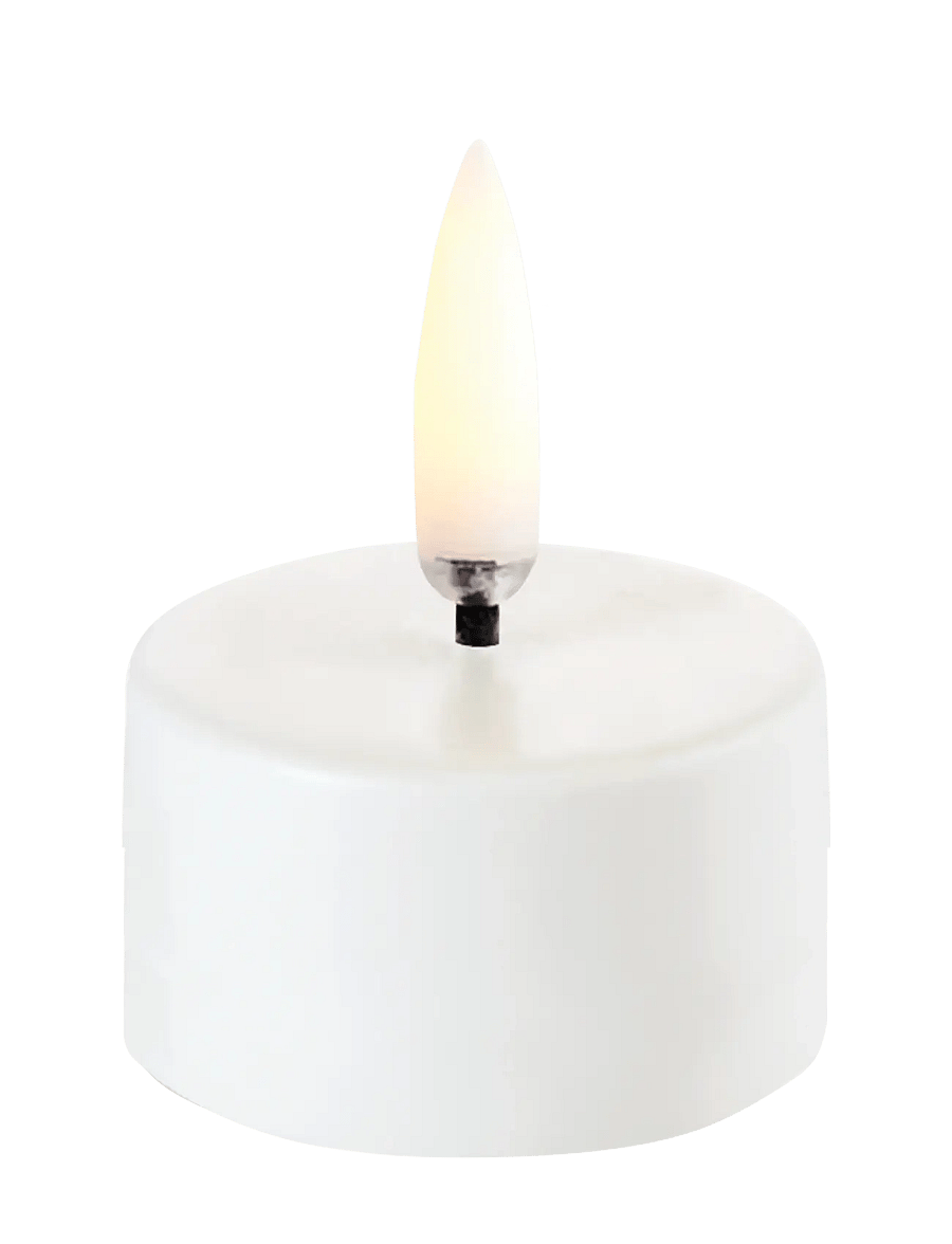 UYUNI Lighting - LED tealight 400~ battery incl. - led kerzen - nordic white - 2