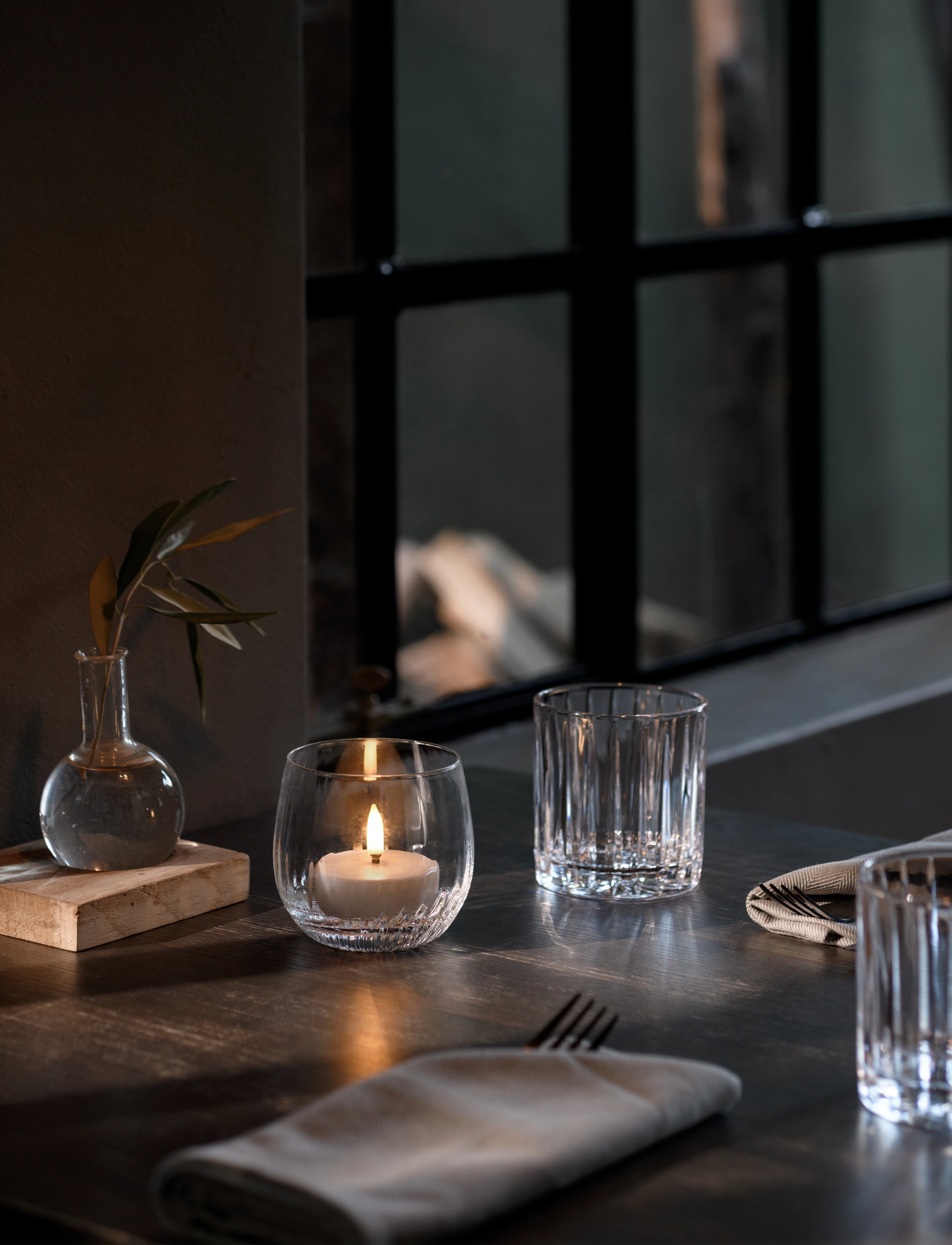 UYUNI Lighting Led Tealight Maxi, H2.2 cm, Brown, Stearinlys > Led-Lys, Unisex