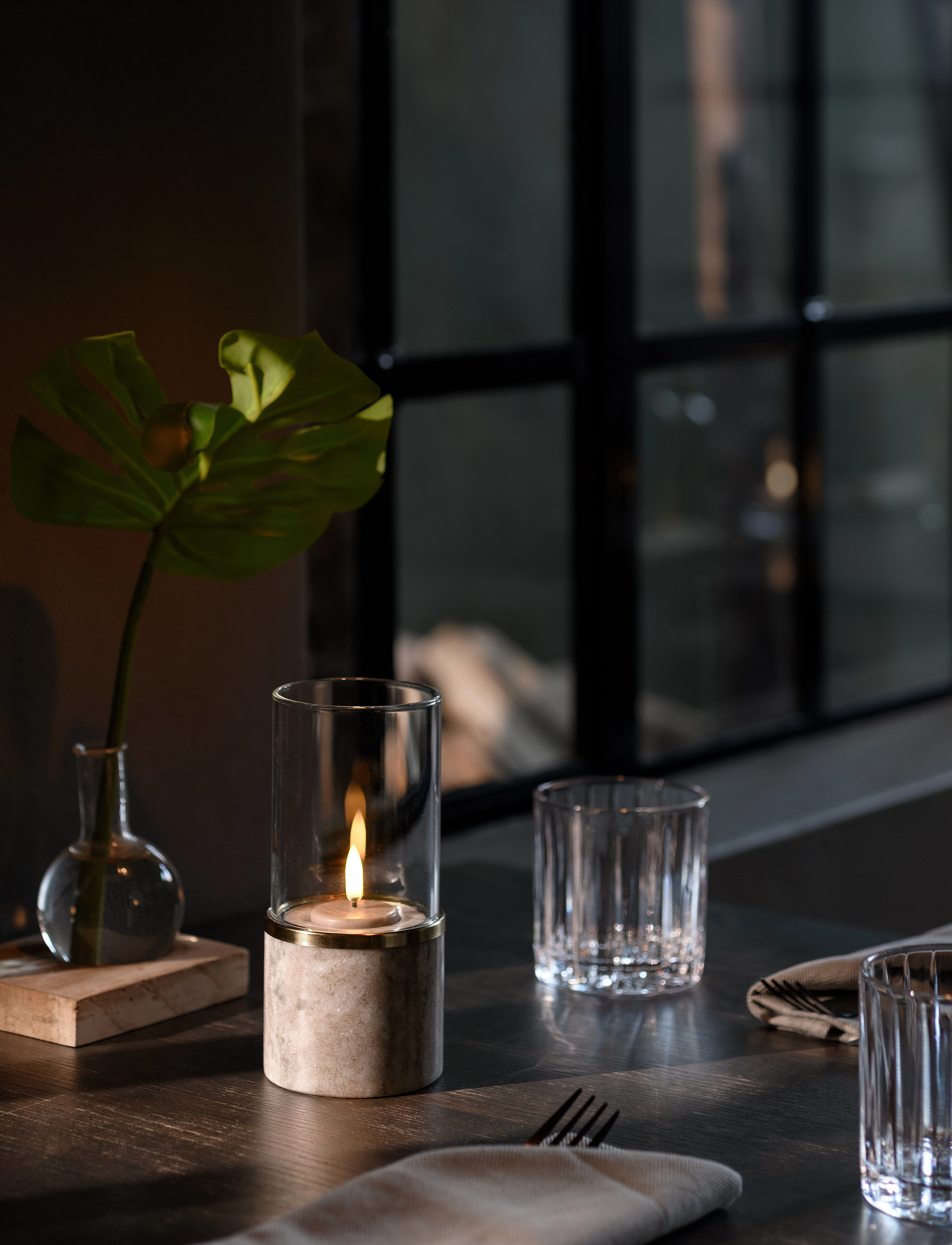 UYUNI Lighting Led Tealight 400~ Battery Incl., H2.1 cm, Beige, Stearinlys > Led-Lys, Unisex