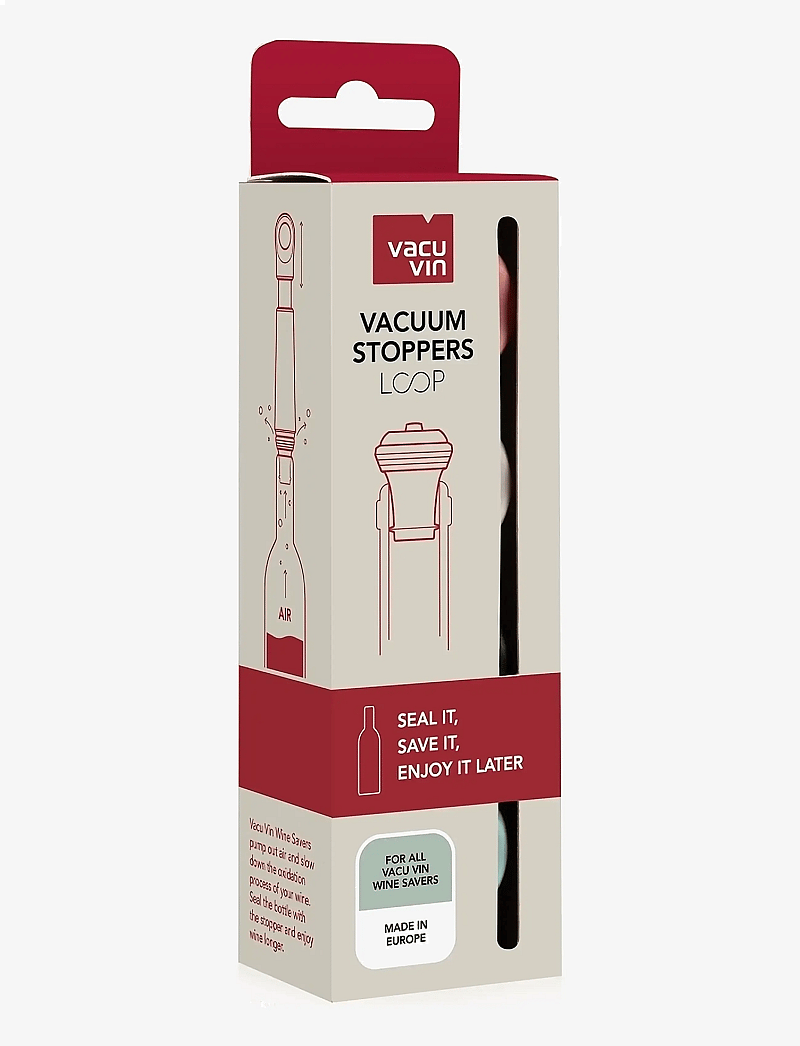 Vacuvin - Wine Stoppers LOOP Vacuvin® - madalaimad hinnad - jade graphite sand terra - 3