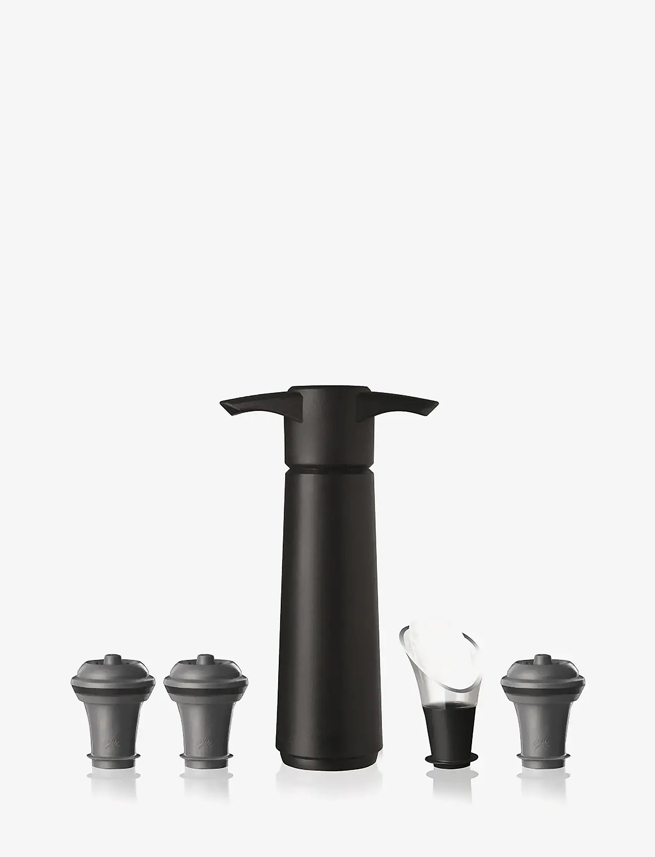 Vacuvin - Wine Saver & Server SET 5 Black VACUVIN® - bottle openers & wine stoppers - black - 1