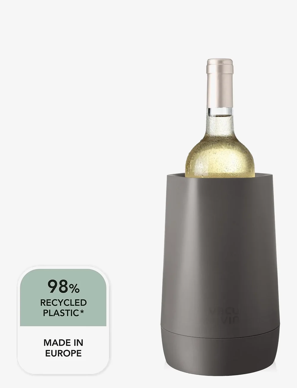 Vacuvin - Active Cooler Wine HEXO Vacuvin® - pojemniki do chłodzenia butelek - graphite - 1