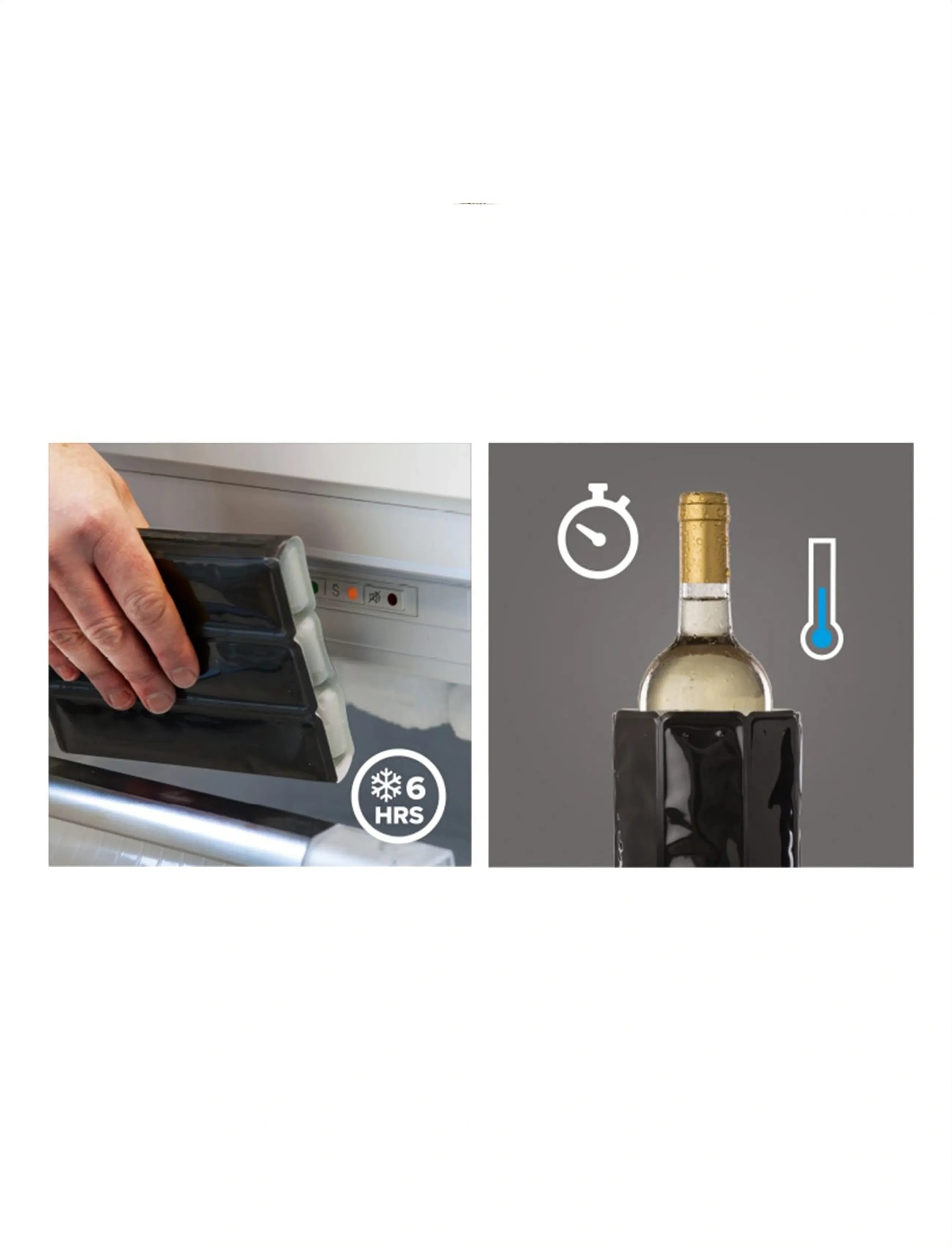 Vacuvin - Active Wine Cooler - najniższe ceny - silver - 3