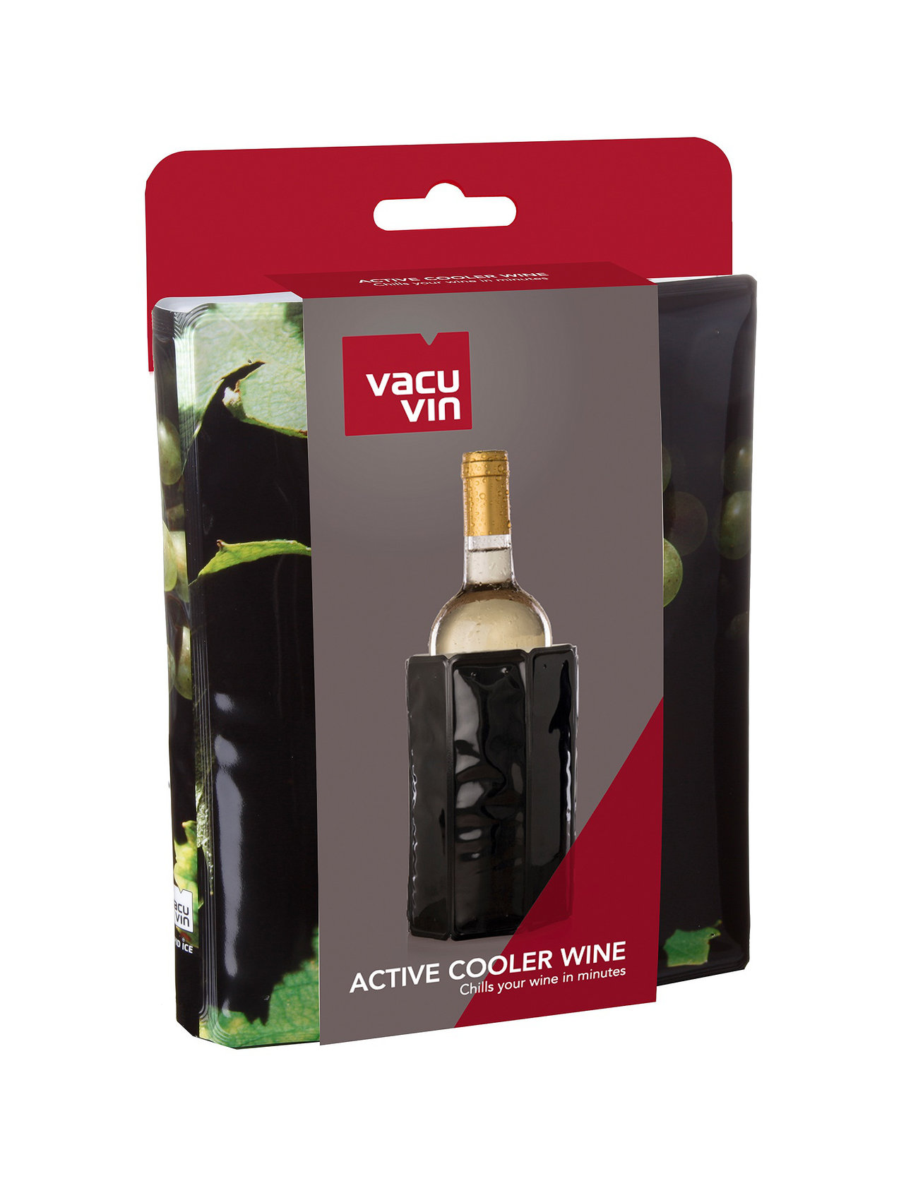 Vacuvin - Active Wine Cooler GRAPES - lowest prices - green - 1