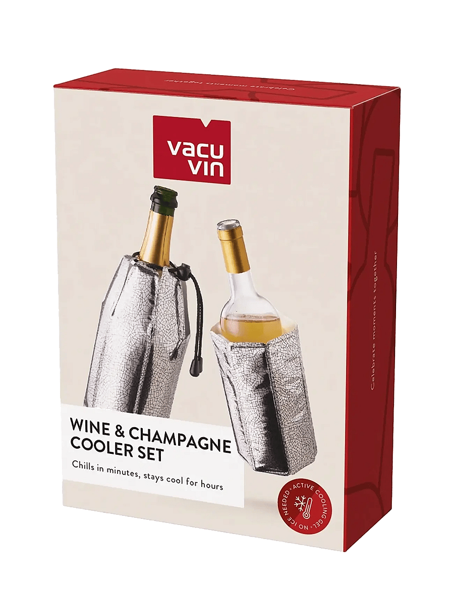 Vacuvin - Wine & Champagne Cooler Active Silver SET/2 VACU VIN® - silver - 1