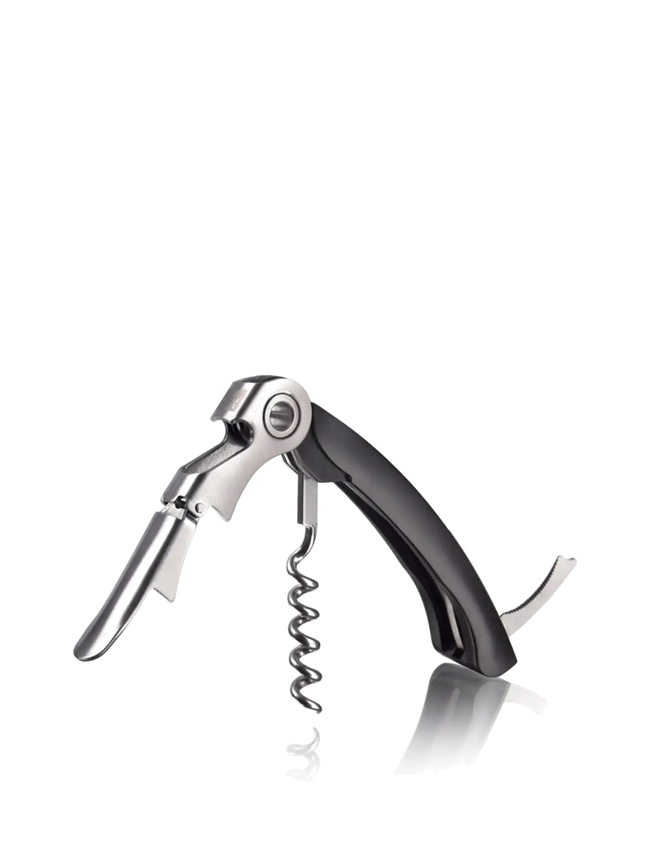 VACUVIN Double Hinged Corkscrew Schwarz - 2X2.5X12.4CM - Unisex
