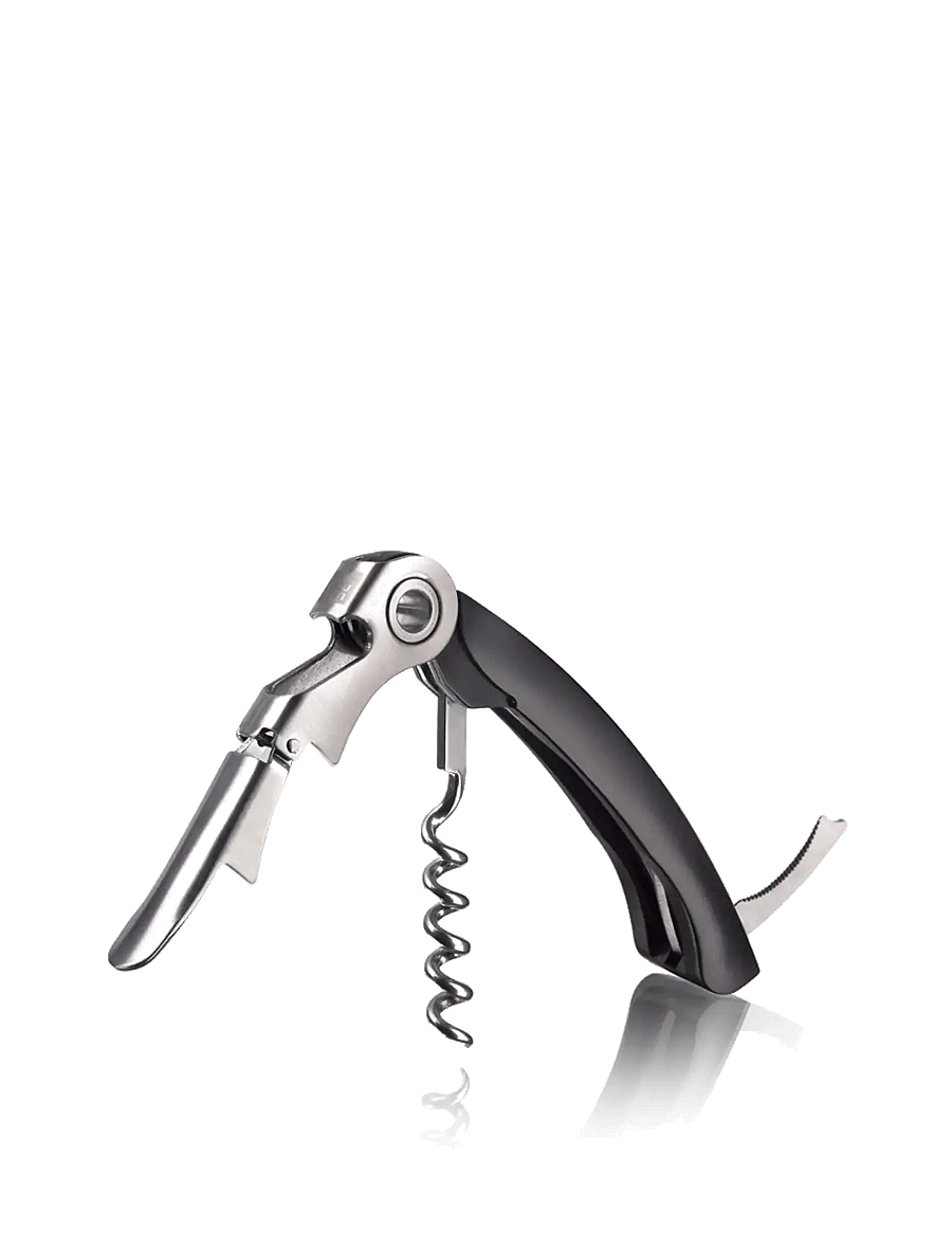 Vacuvin - Double Hinged Corkscrew - flaschenöffner & weinverschlüsse - black - 1