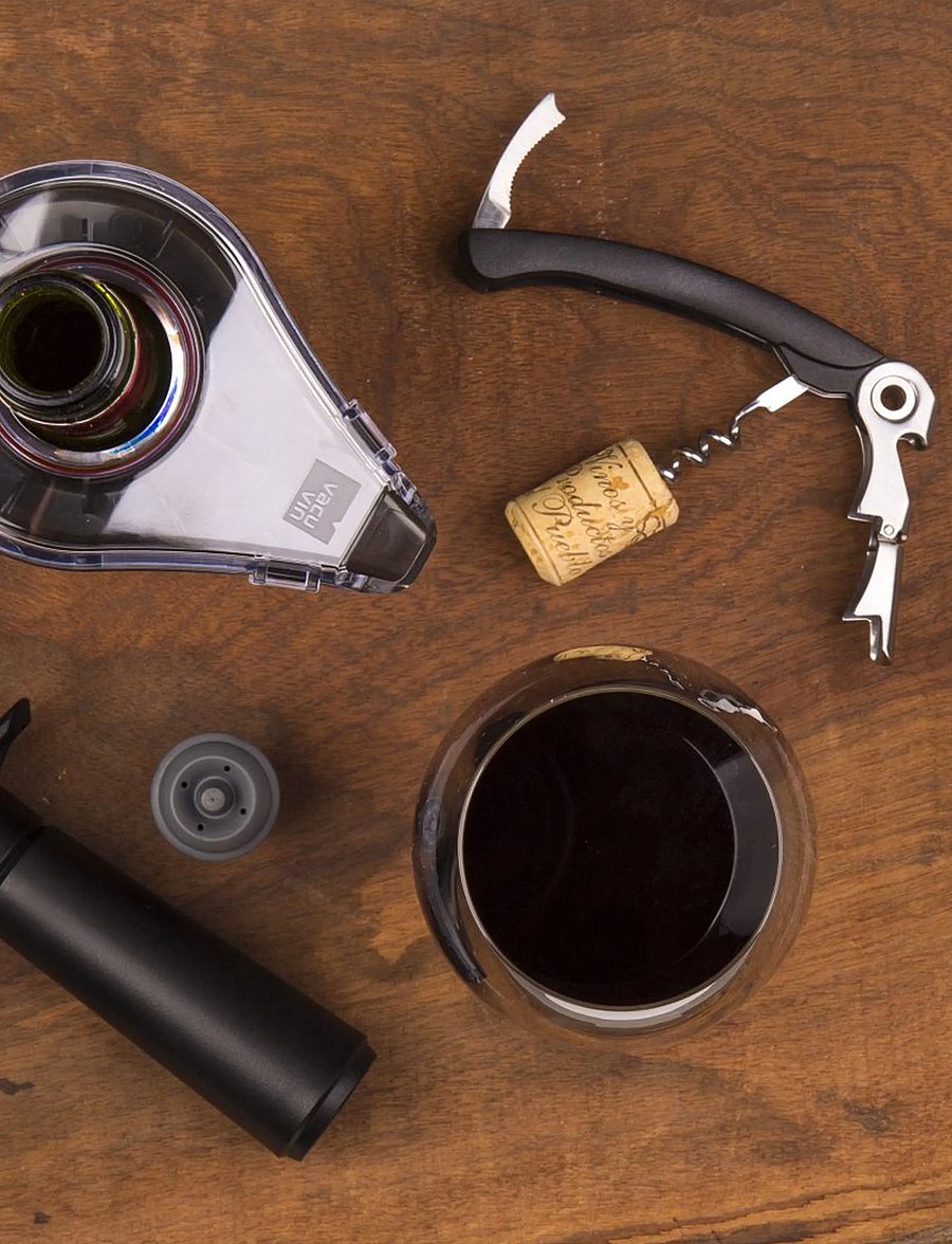 Vacuvin - Double Hinged Corkscrew - flaschenöffner & weinverschlüsse - black - 3