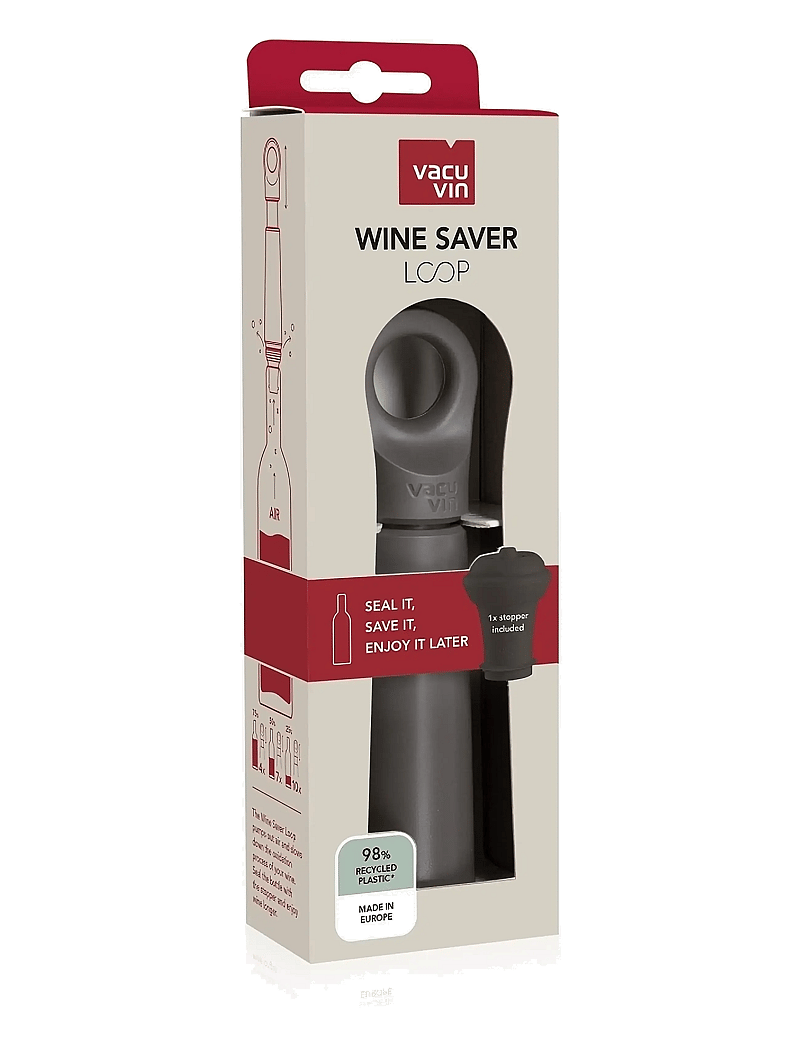 Vacuvin - Wine saver Loop Vacuvin® - pudeliavajad ja -korgid - graphite - 2