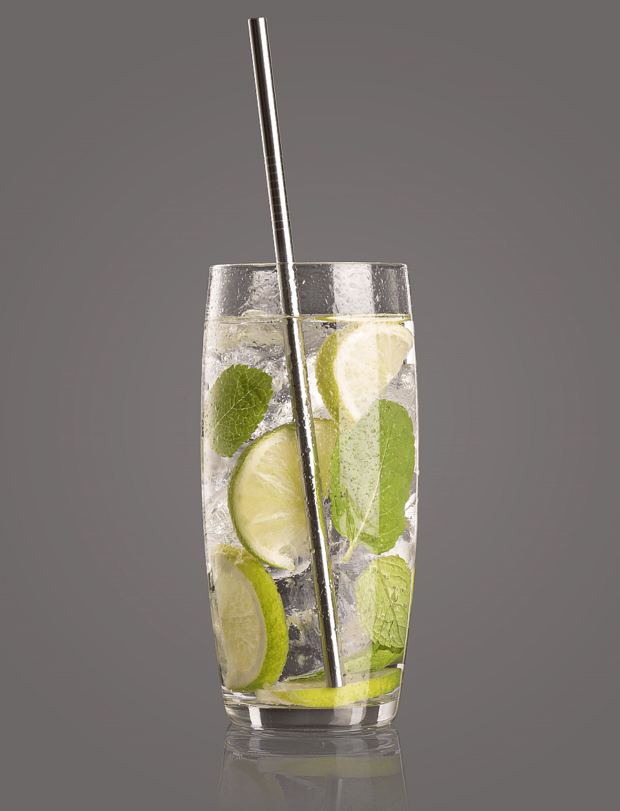 Vacuvin - Reusable straws 4-pack - joogikõrred - silver - 0