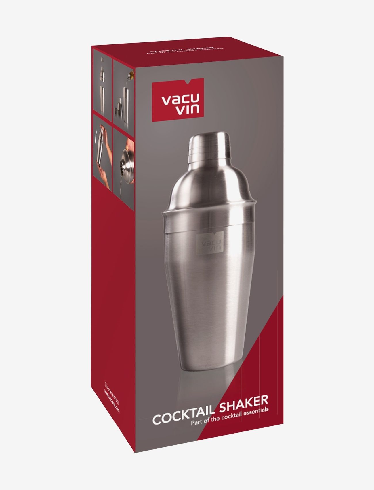 Vacuvin - Cocktail shaker Vacuvin - køb efter pris - silver - 1