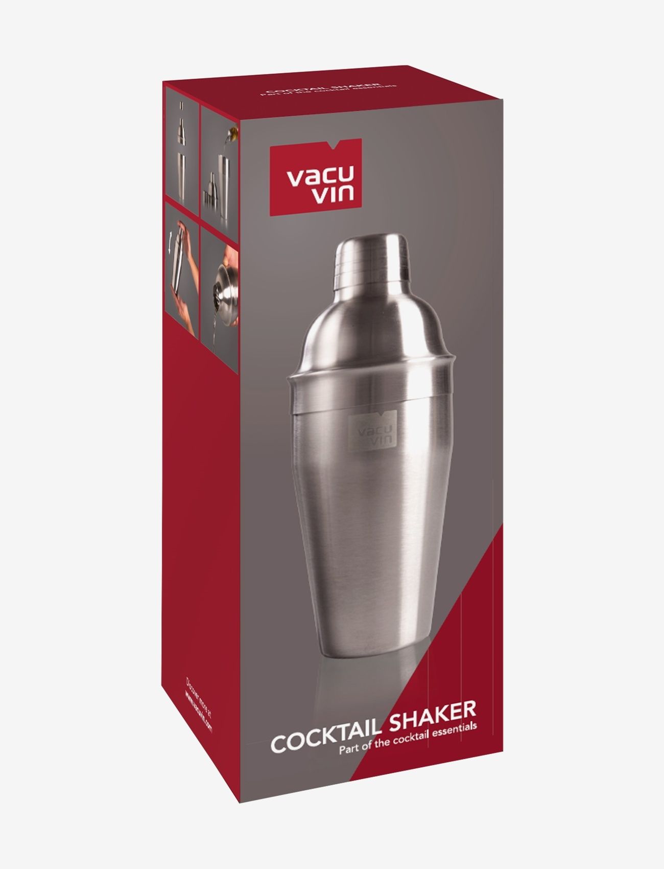Vacuvin - Cocktail shaker Vacuvin - mažiausios kainos - silver - 1