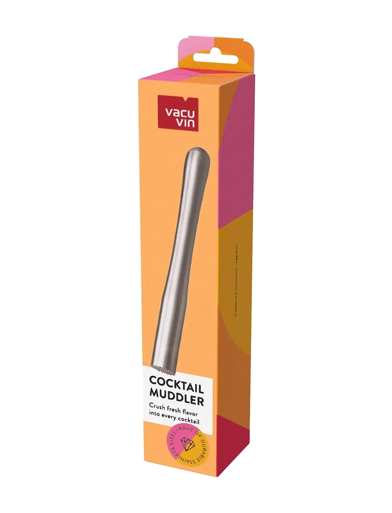 Vacuvin - Cocktail Muddler Stainless VACU VIN® - shakere & cocktailudstyr - stainless - 2