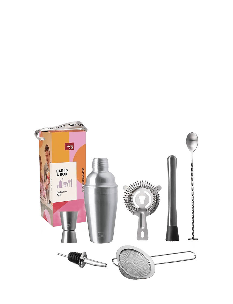Vacuvin - Cocktail set Lovers BAR IN A BOX SET/7 VACU VIN® - shaker & cocktail-utensilien - stainless/black/clear - 1
