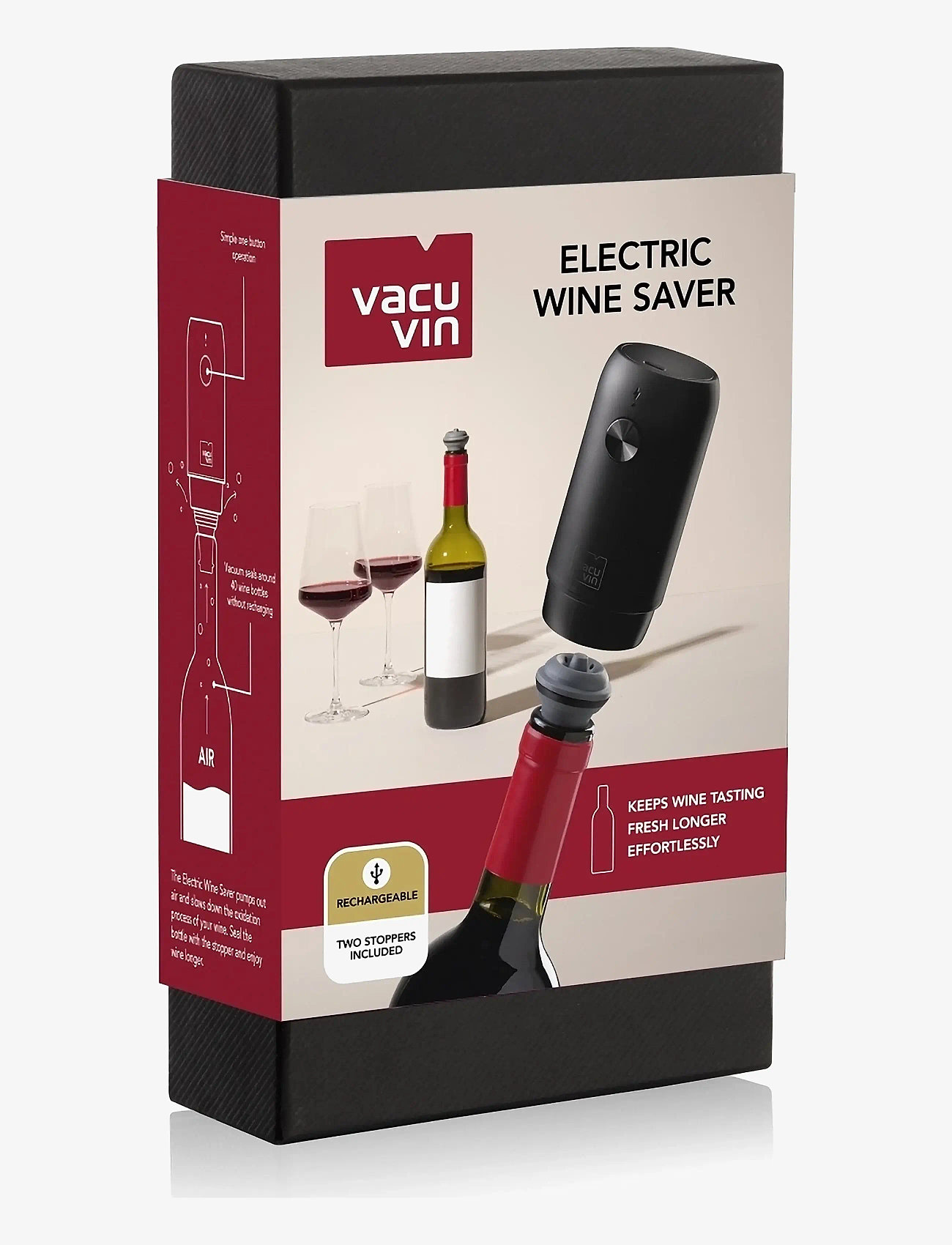 Vacuvin - Electric Wine Saver Vacuvin® - shop etter pris - svart - 3